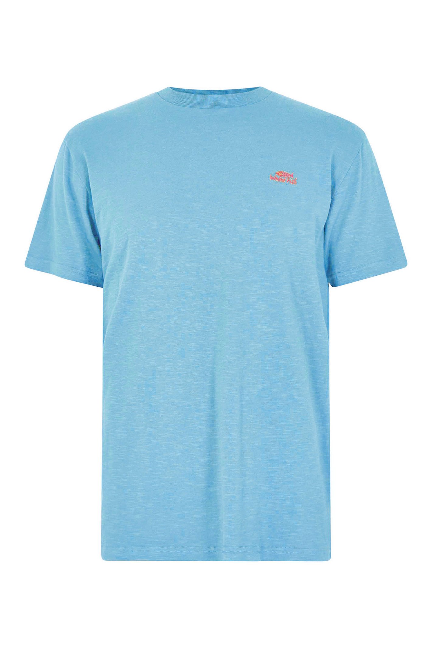 Weird Fish Fished Organic Cotton T-Shirt Sky Blue Size M