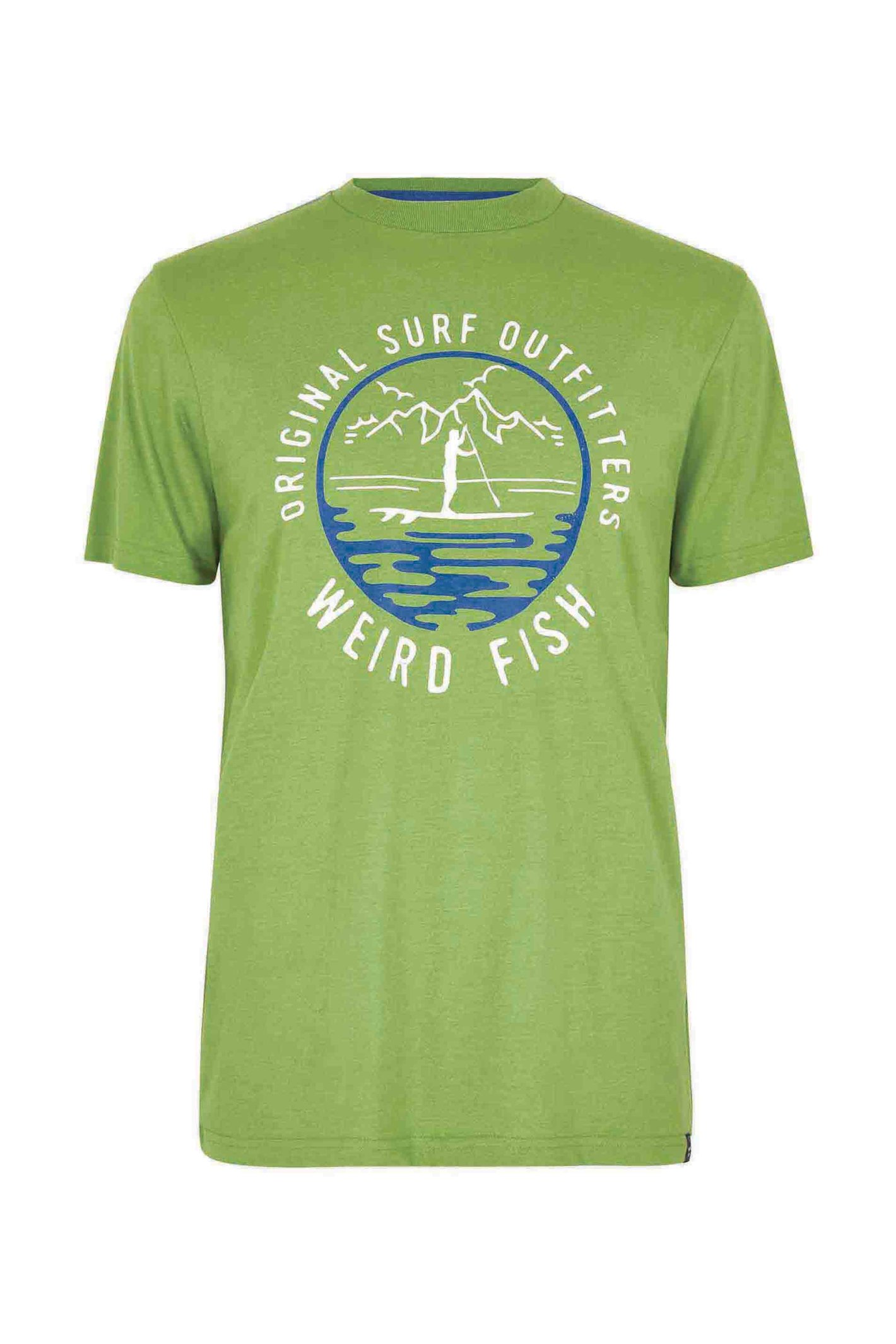 Weird Fish Paddle Eco Graphic T-Shirt Kiwi Size S