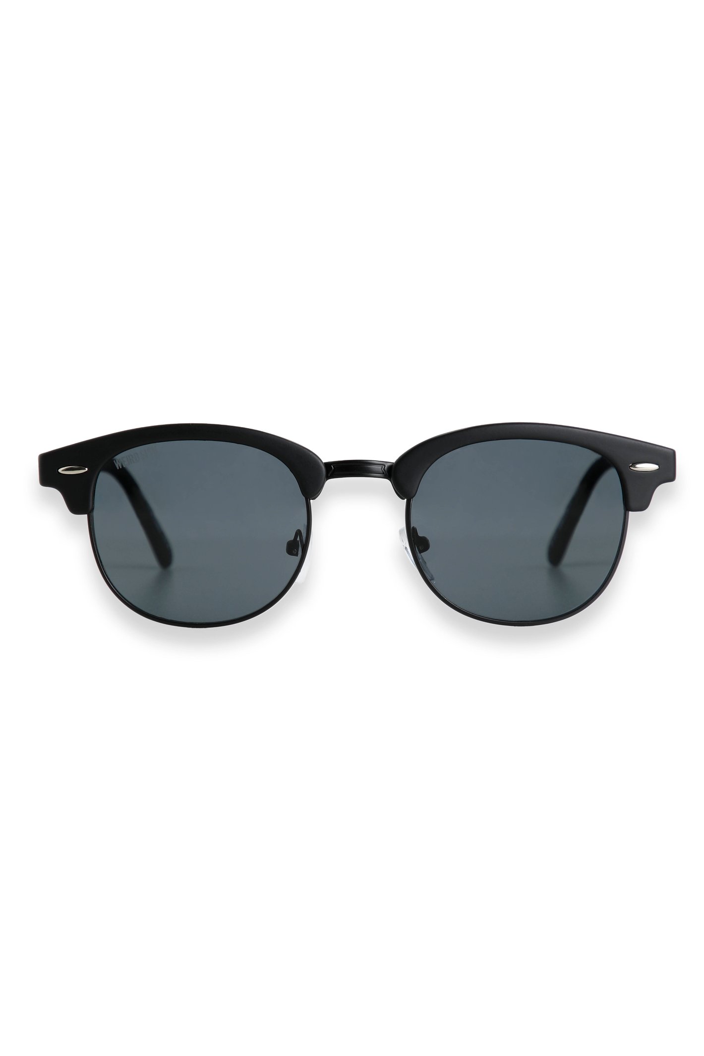 Weird Fish Johnson Clubmaster Sunglasses Black Size ONE