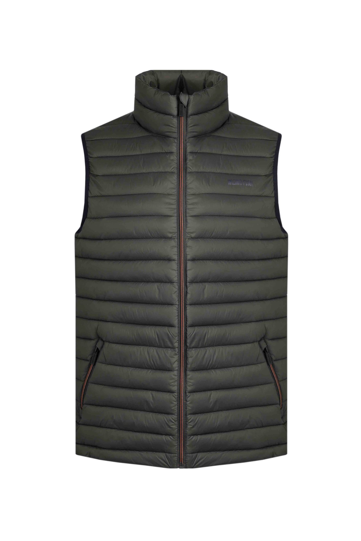 Weird Fish Langtree Lightweight Showerproof Padded Gilet Anthracite Size S