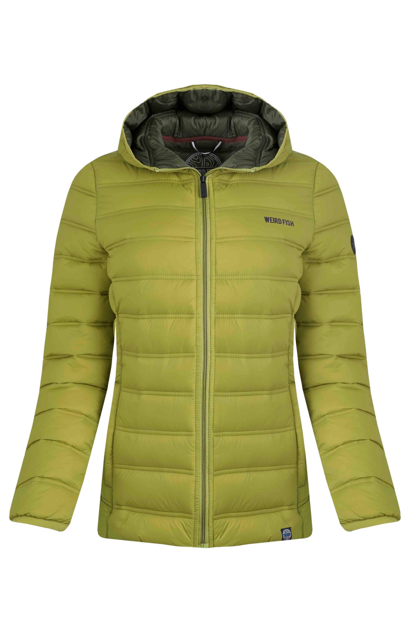 Weird Fish Eshka Lightweight Padded Jacket Tarragon Size 12