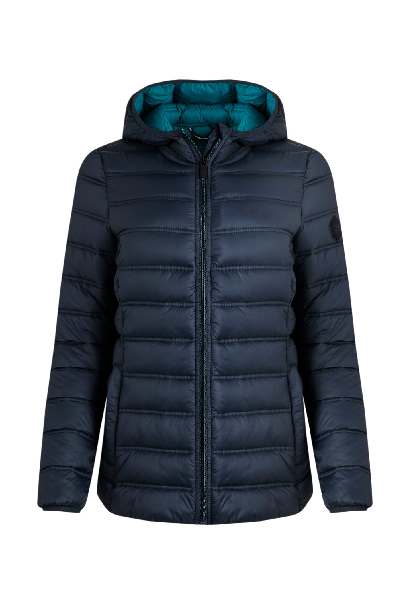 Weird Fish Eshka Lightweight Padded Jacket Navy Size 10