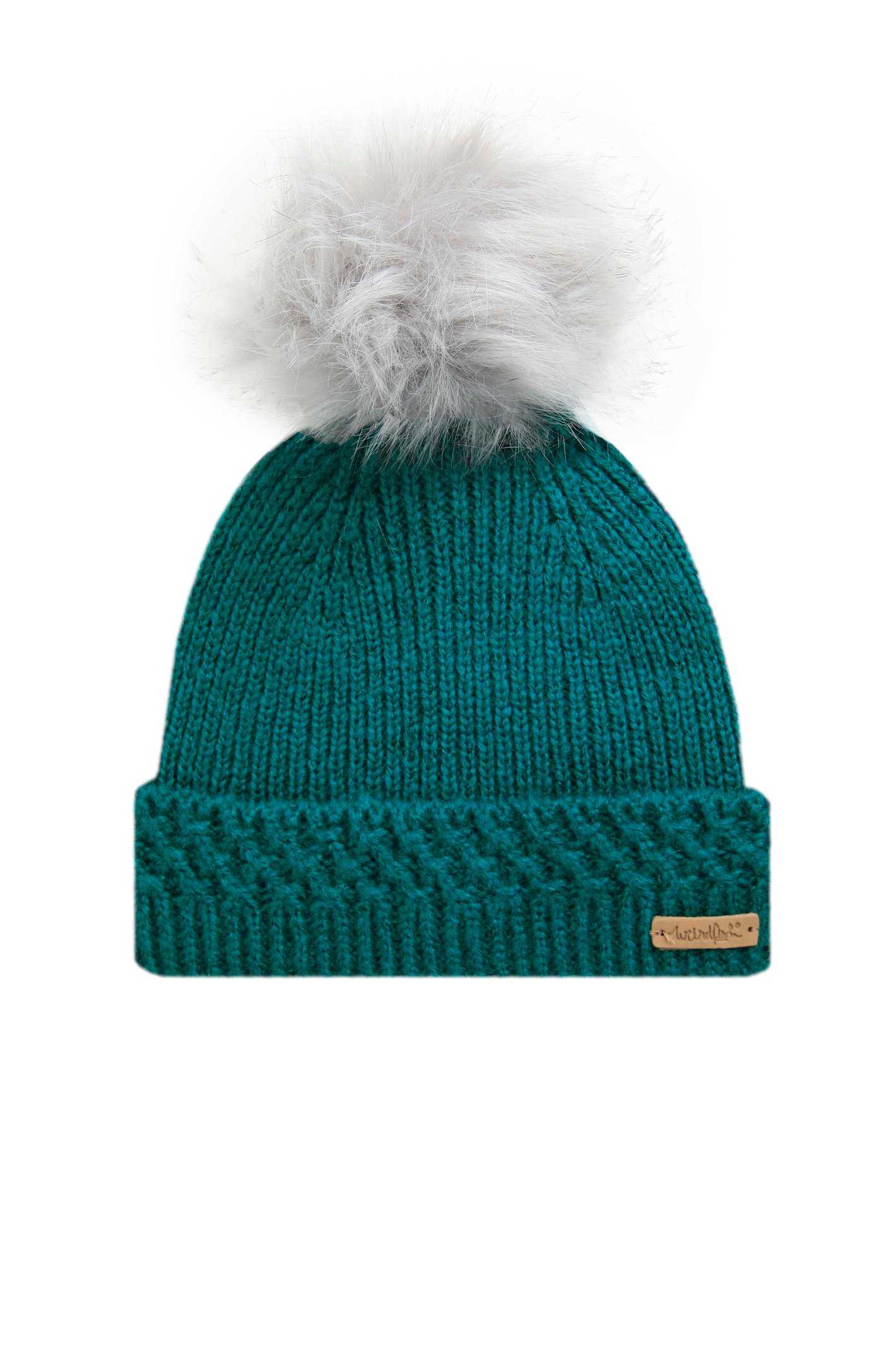 Weird Fish Tongass Eco Bobble Hat Peacock Blue Size ONE