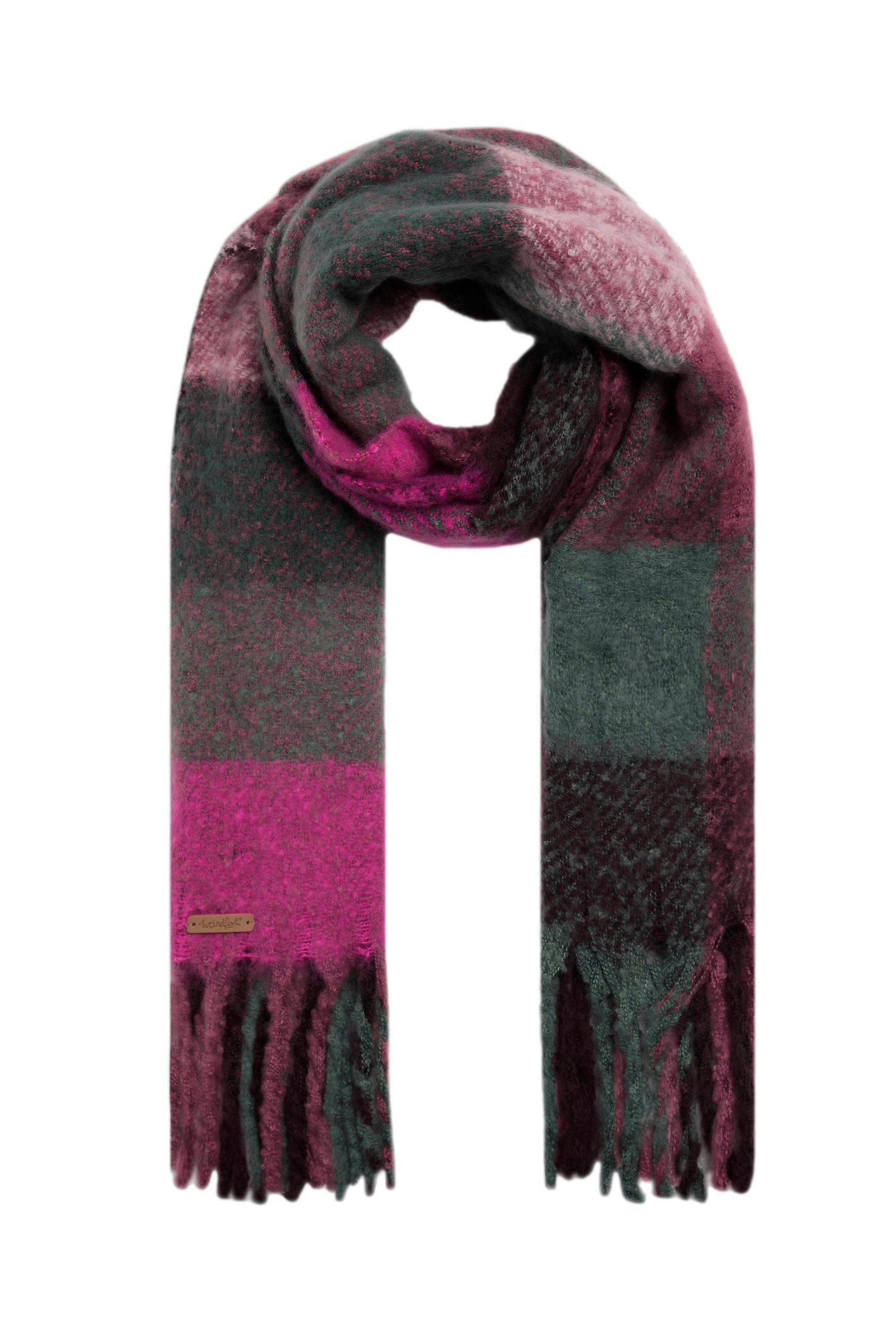 Weird Fish Austell Eco Cosy Scarf Mulled Wine Size ONE