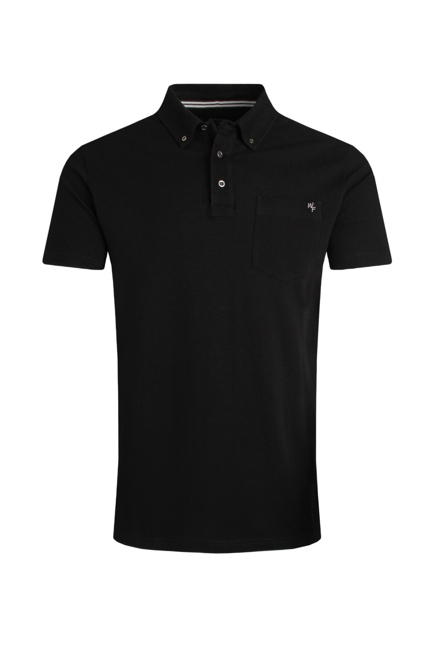 Weird Fish Beacon Pique Polo Black Size L