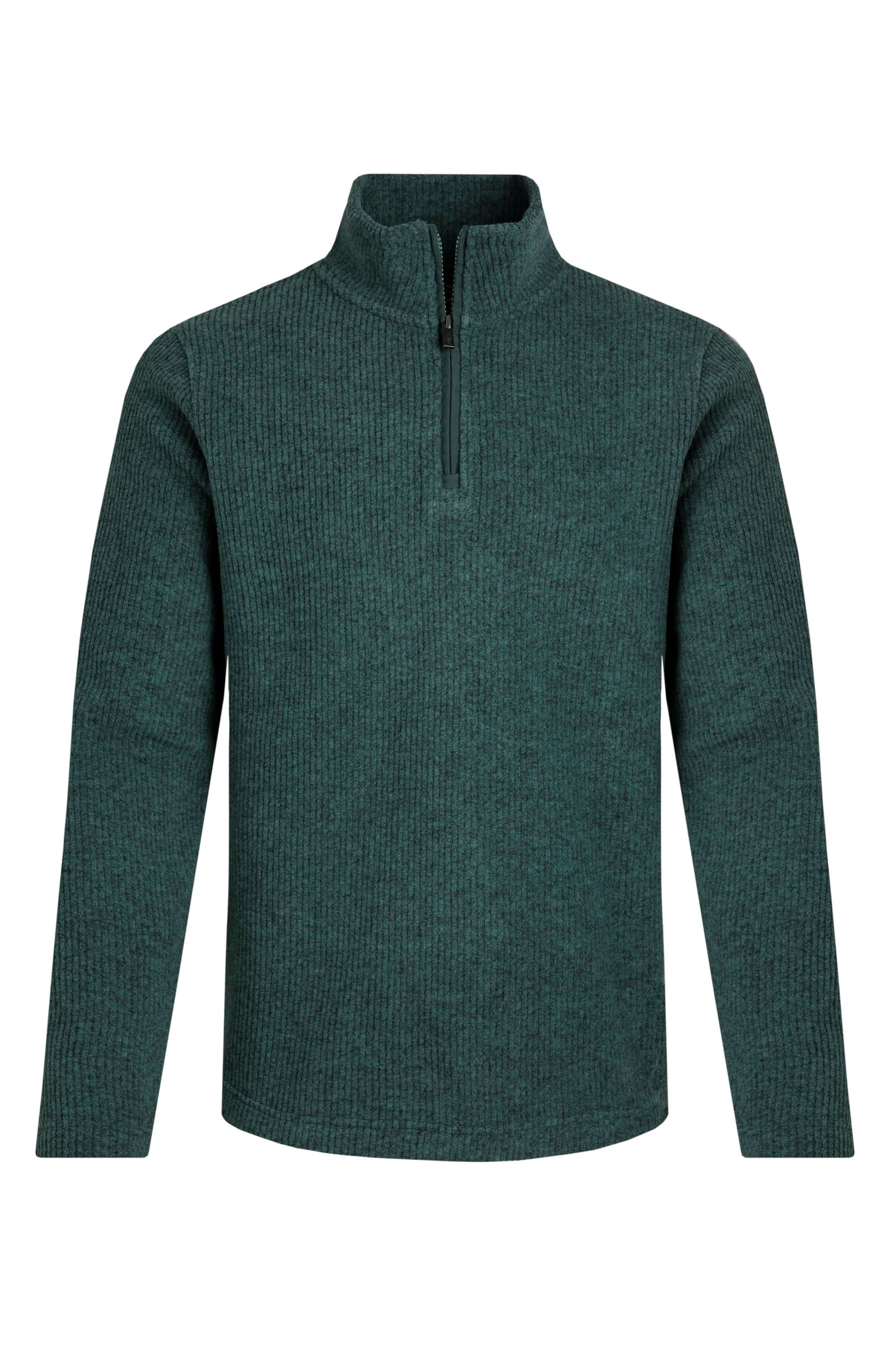 Weird Fish Newport 1/4 Zip Rib Fleece  Ivy Size 3XL