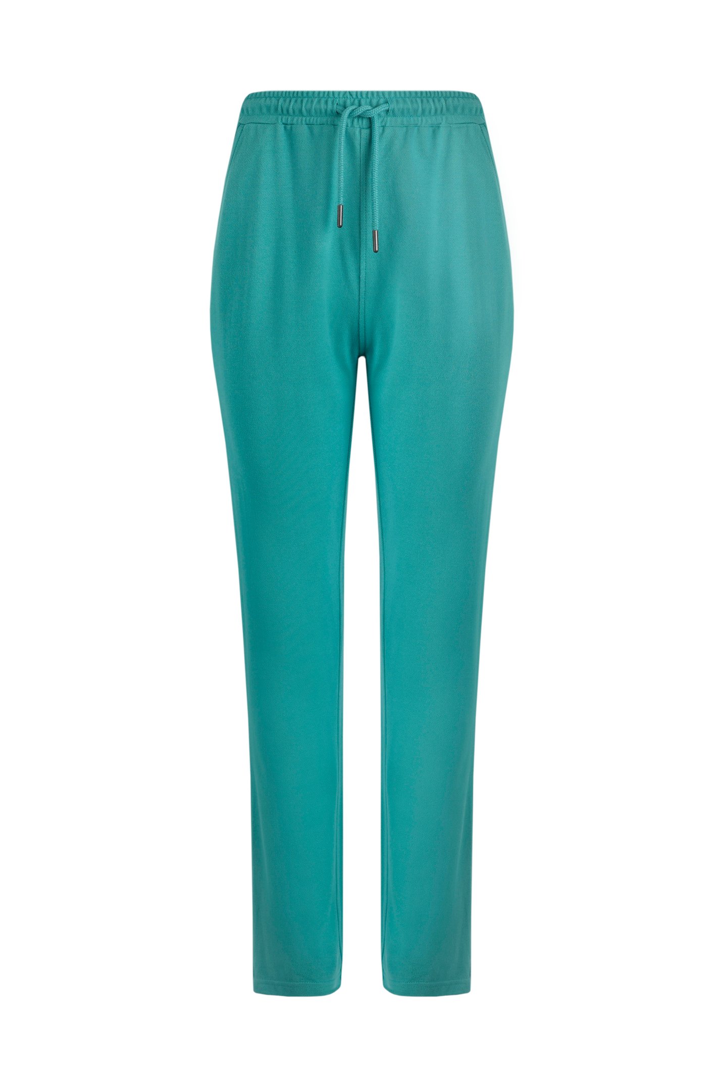 Weird Fish Alyne Organic Cotton Pique Joggers Viridis Size 16