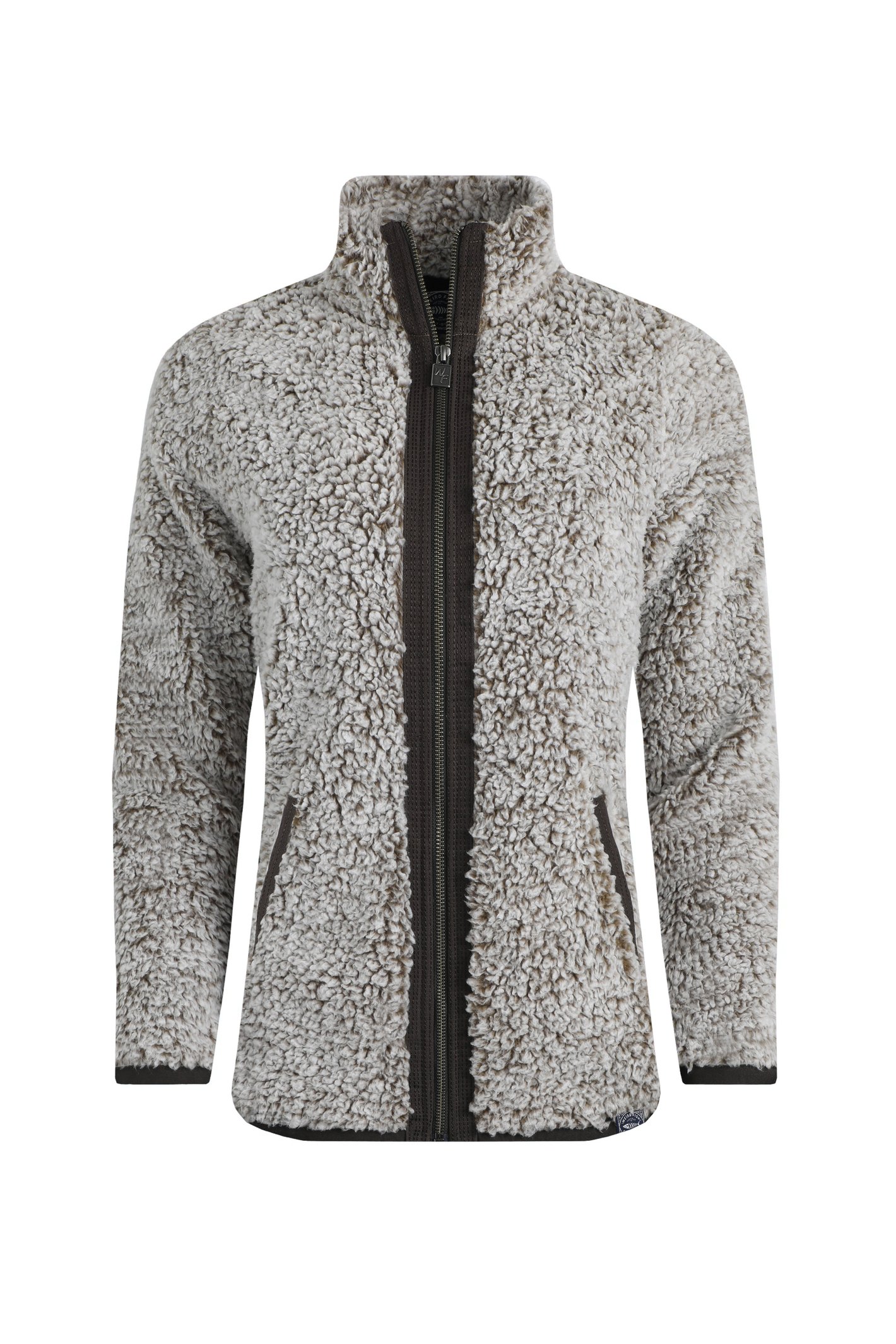 Weird Fish Clove Cosy Full Zip Fleece Bronze