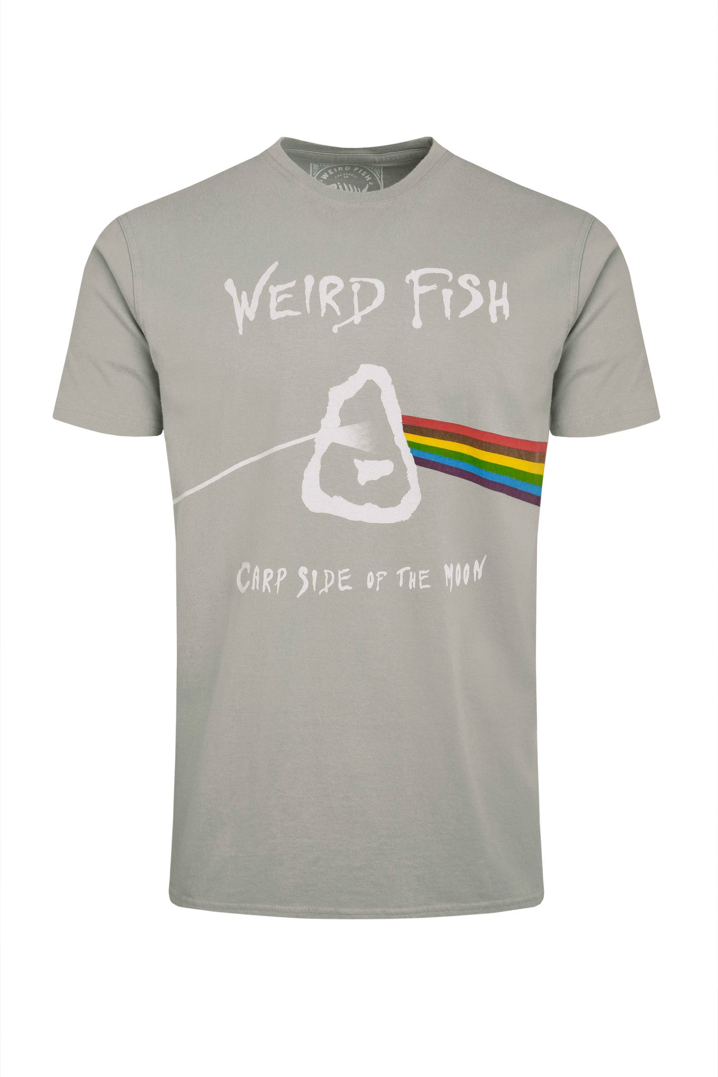 Weird Fish Carp Side Front Print Artist T-Shirt Limestone Size 4XL
