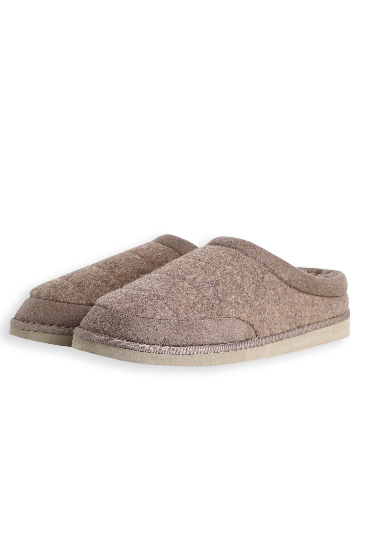 Weird Fish Newbridge Felt Slippers Sand Dune Size S
