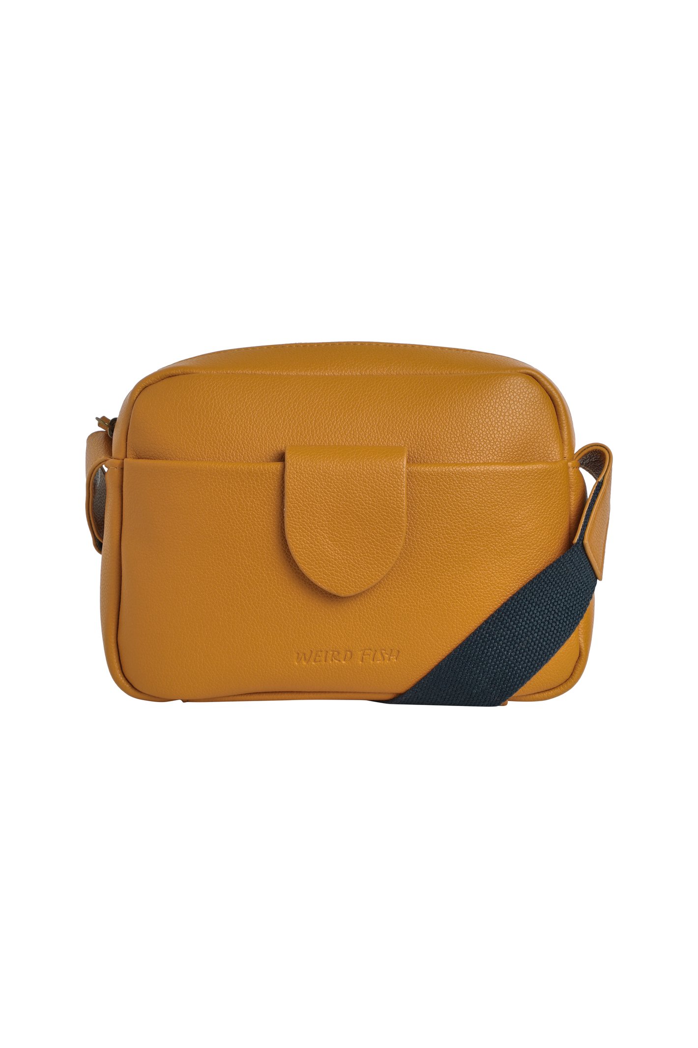 Weird Fish Dion Cross Body Bag Deep Amber Size ONE