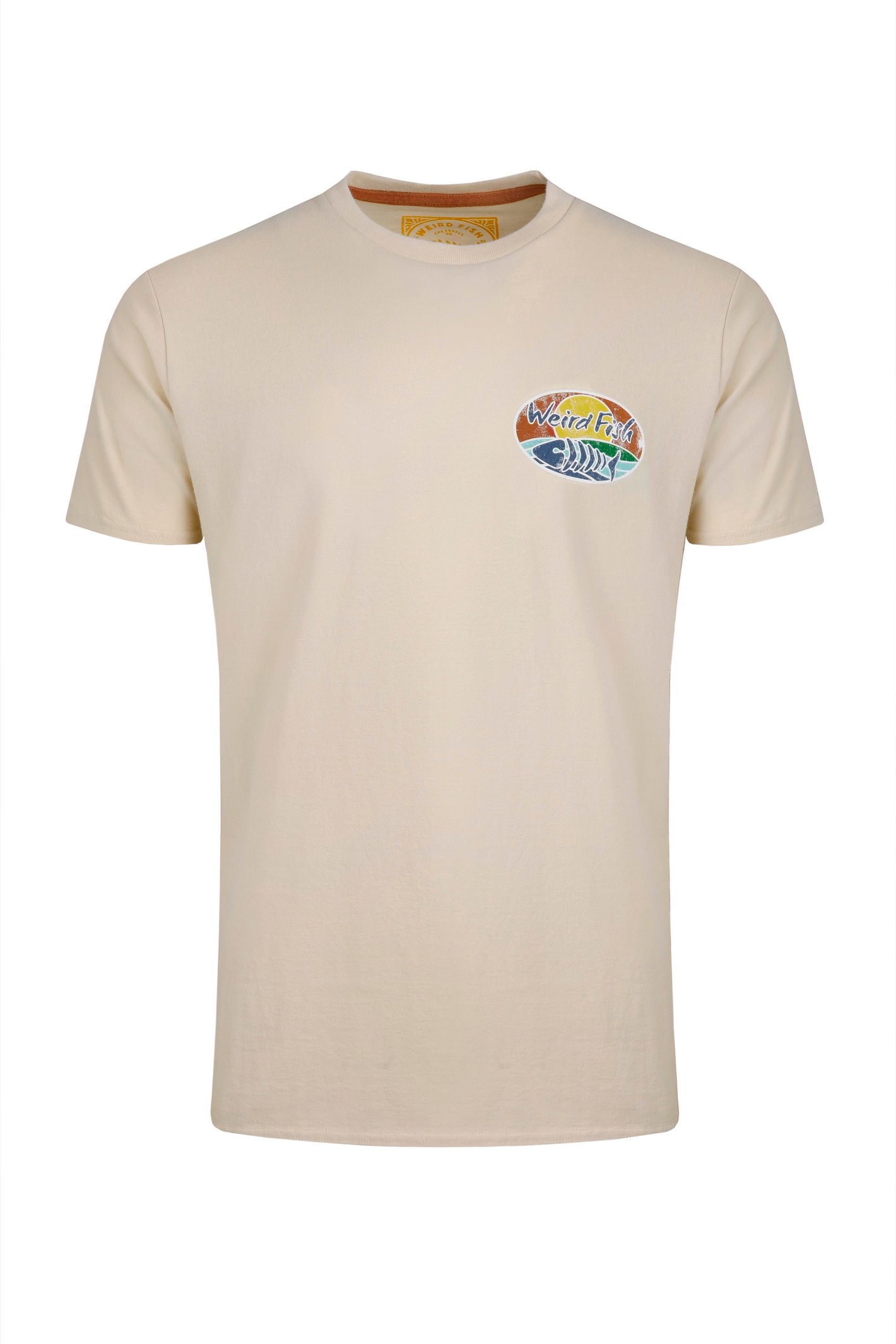 Weird Fish Land and Sea Back Print Graphic T-Shirt String Size S