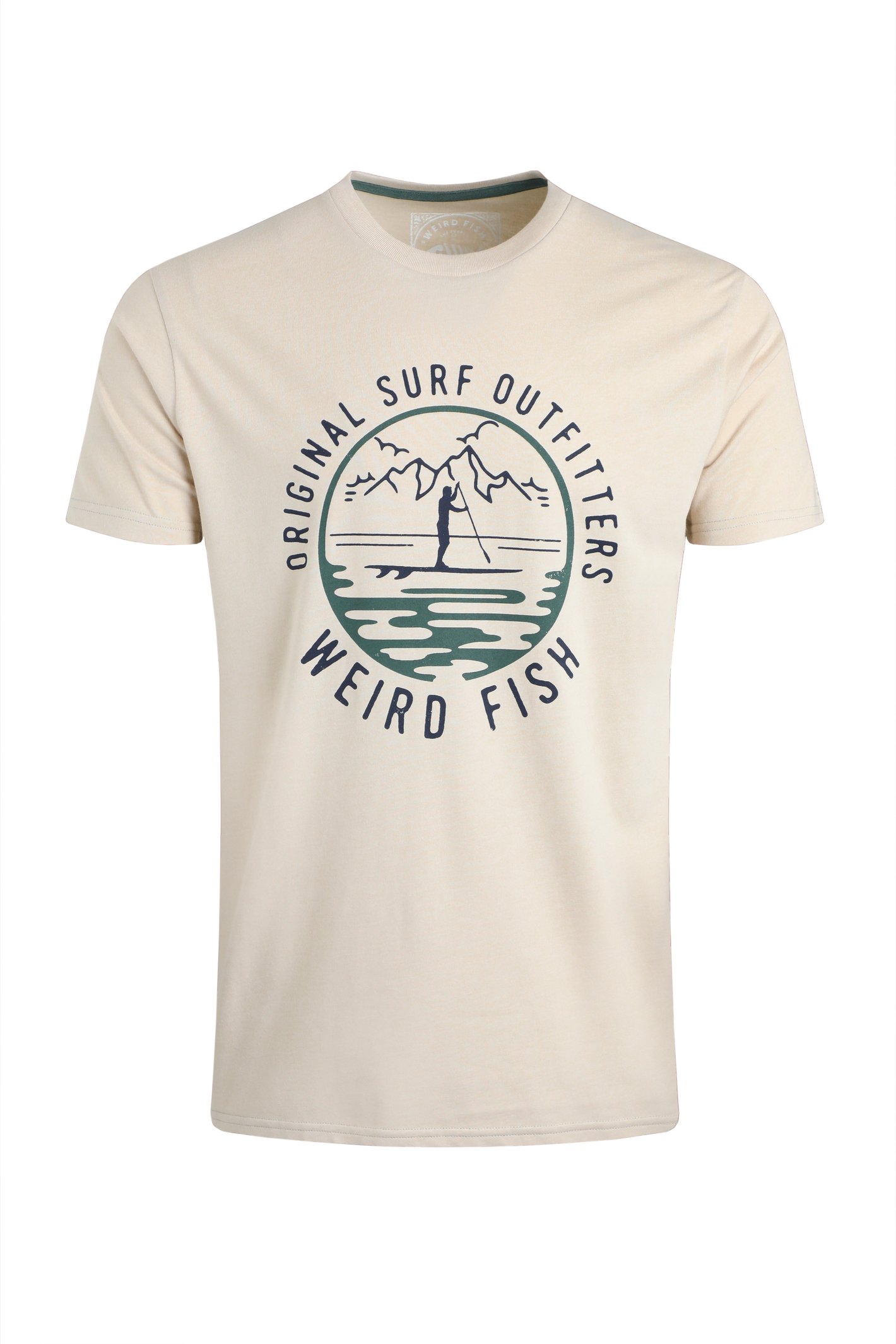 Weird Fish Paddle Front Print Graphic T-Shirt String Size XL