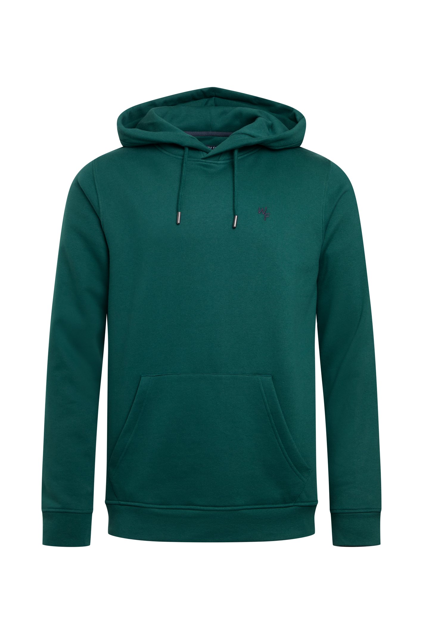 Weird Fish Hugo Eco Branded Popover Hoodie Forest Green Size 5XL