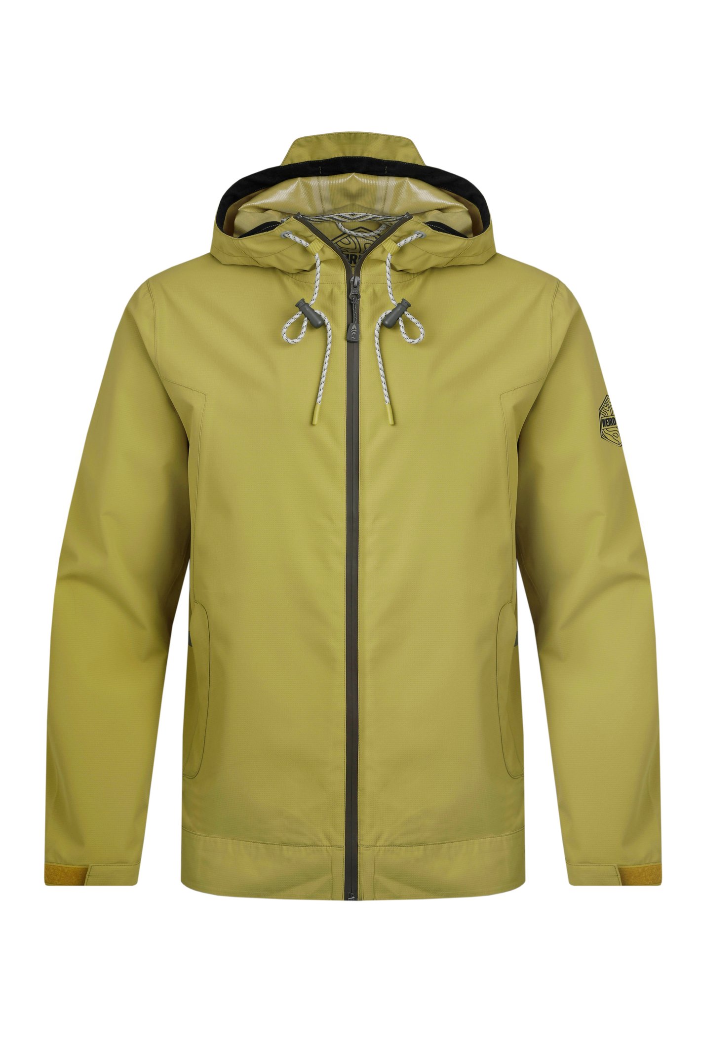 Weird Fish Prescott Waterproof Packable Jacket  Tarragon Size L/XL