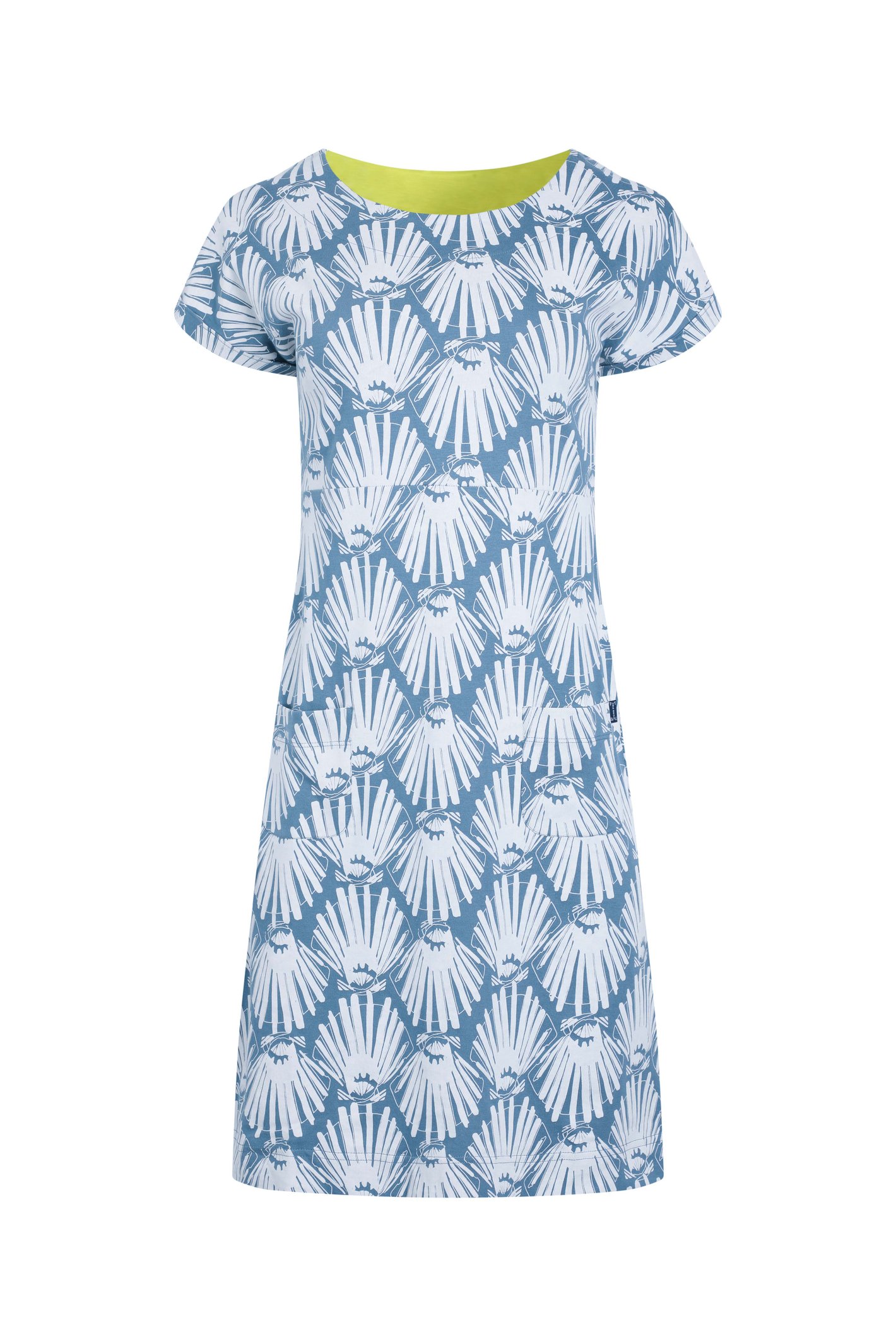Weird Fish Tallahassee Organic Jersey Dress Arona Size 14