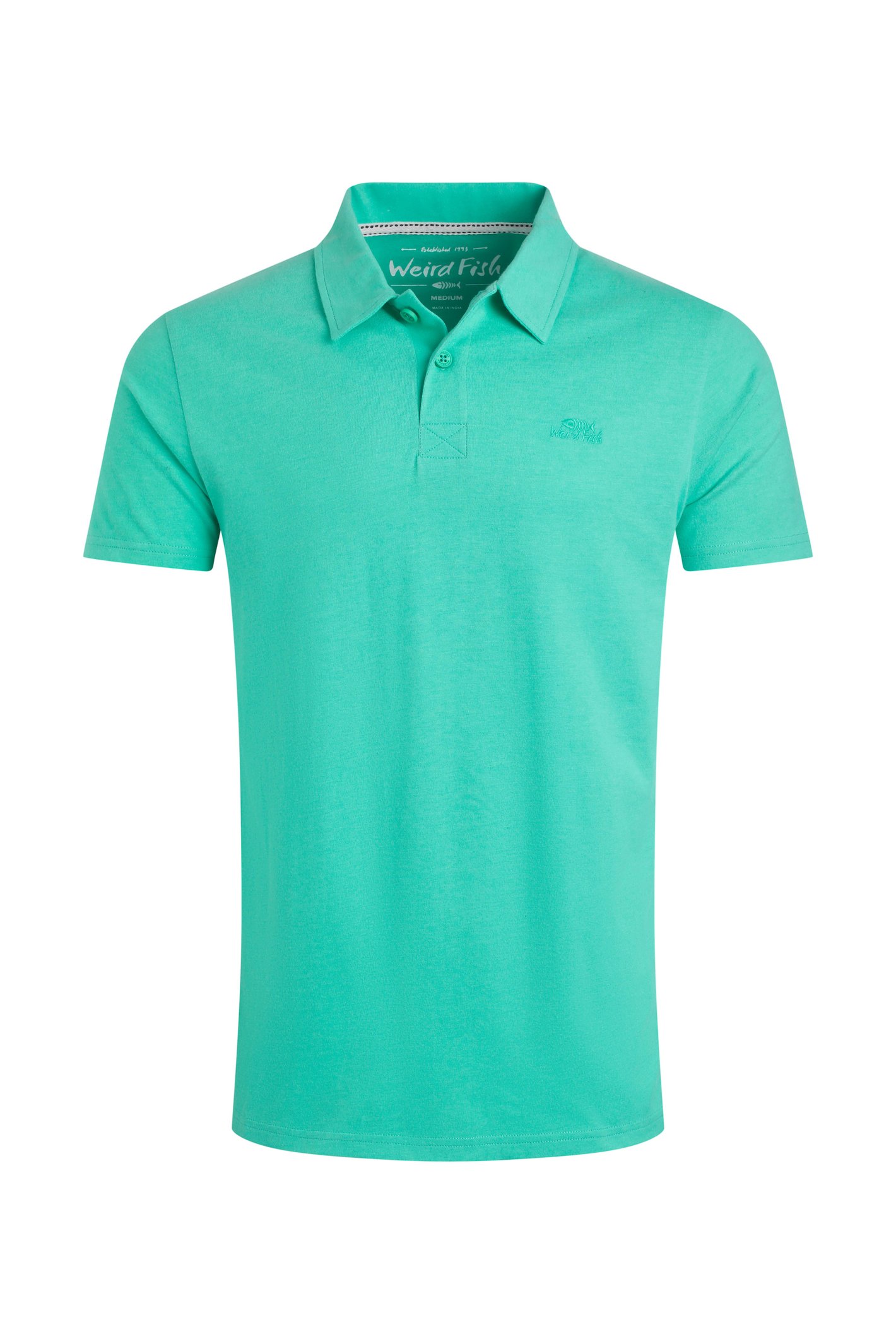 Weird Fish Quay Branded Polo Aqua Marine Size 2XL