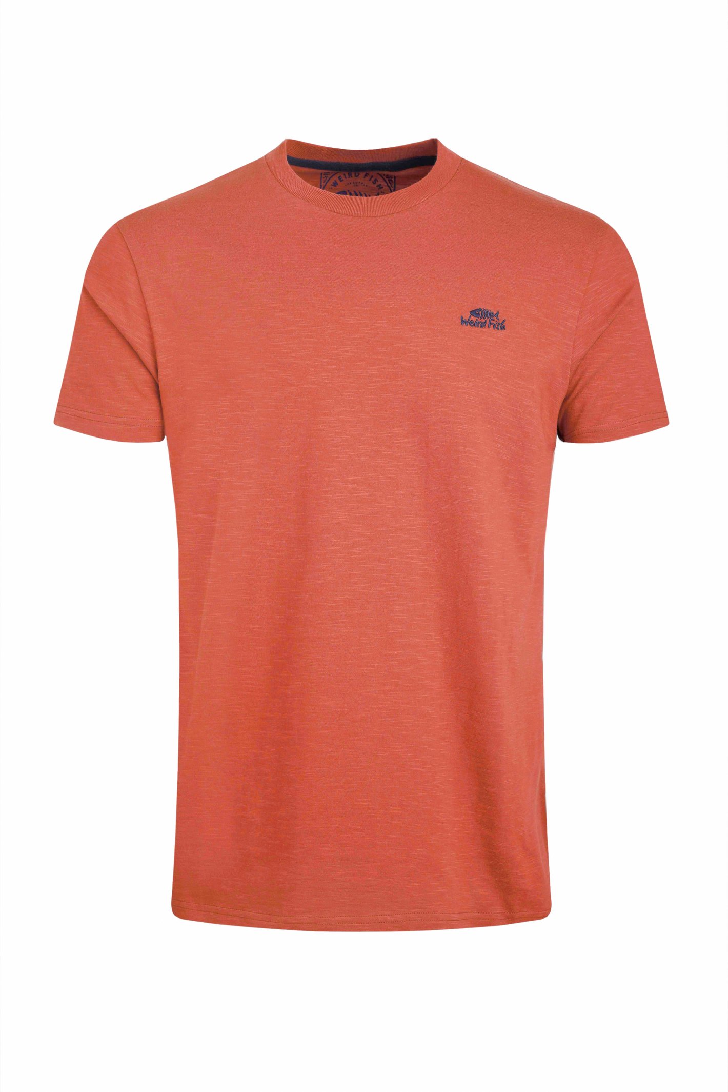 Weird Fish Fished Organic Cotton Branded T-Shirt Baked Clay Size 2XL