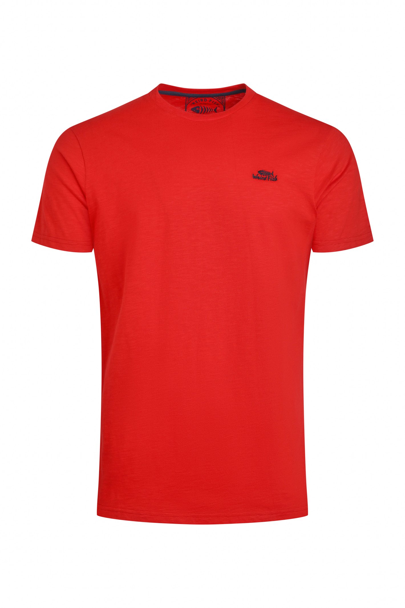 Weird Fish Fished Organic Cotton Branded T-Shirt Retro Red Size XL