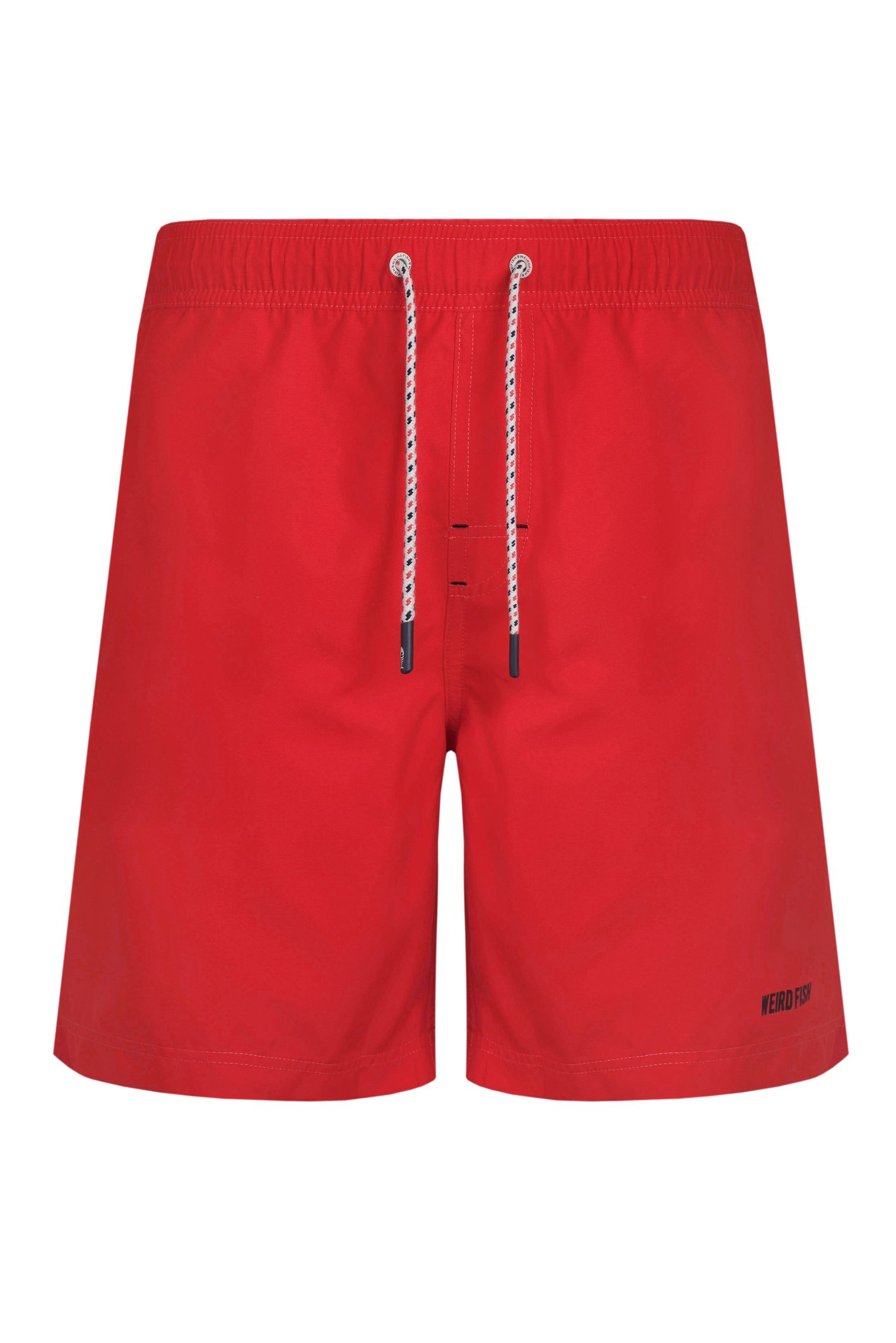 Weird Fish Banning Swim Short Retro Red Size 40