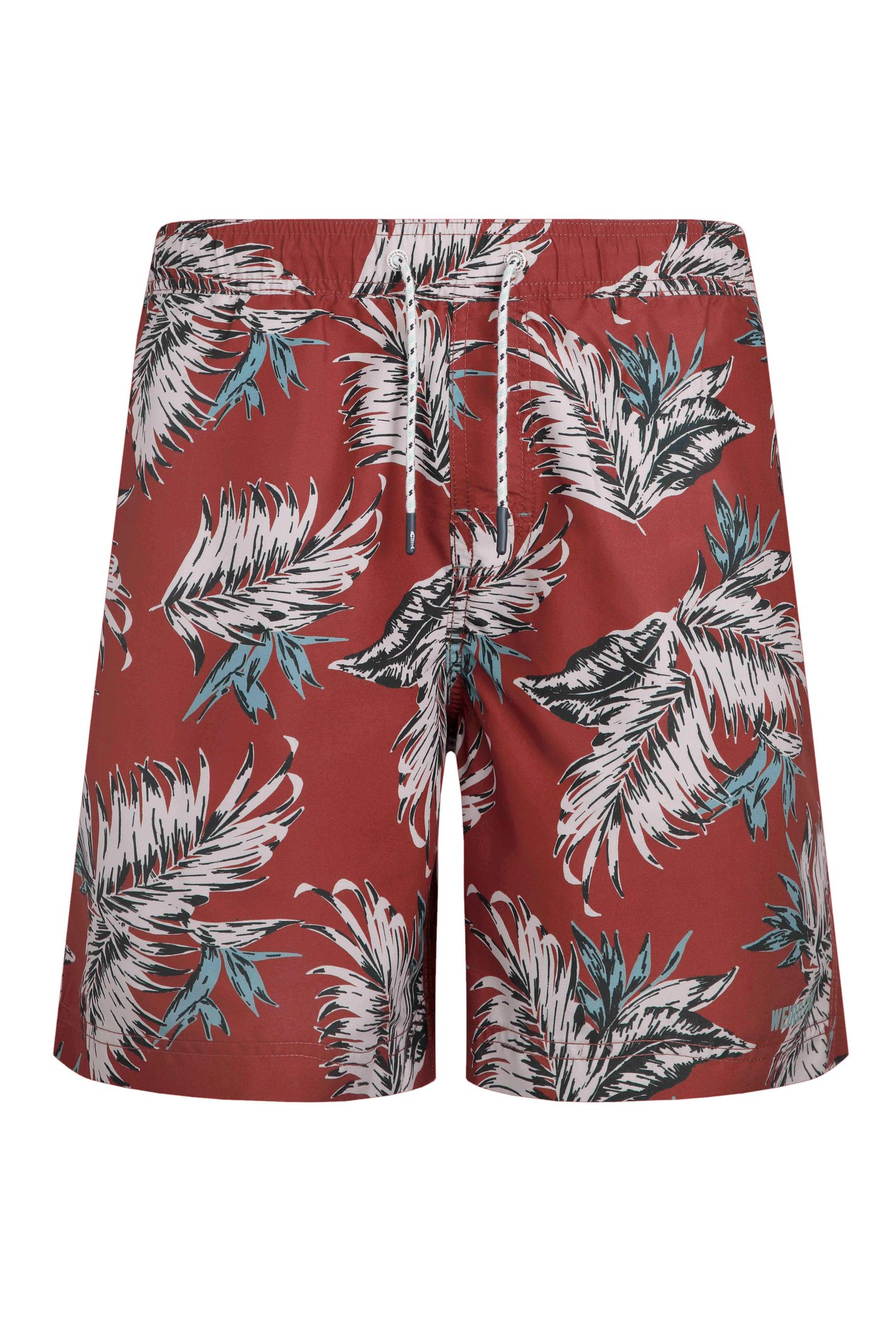 Weird Fish Belukha Printed Swim Shorts  Paprika Size 38