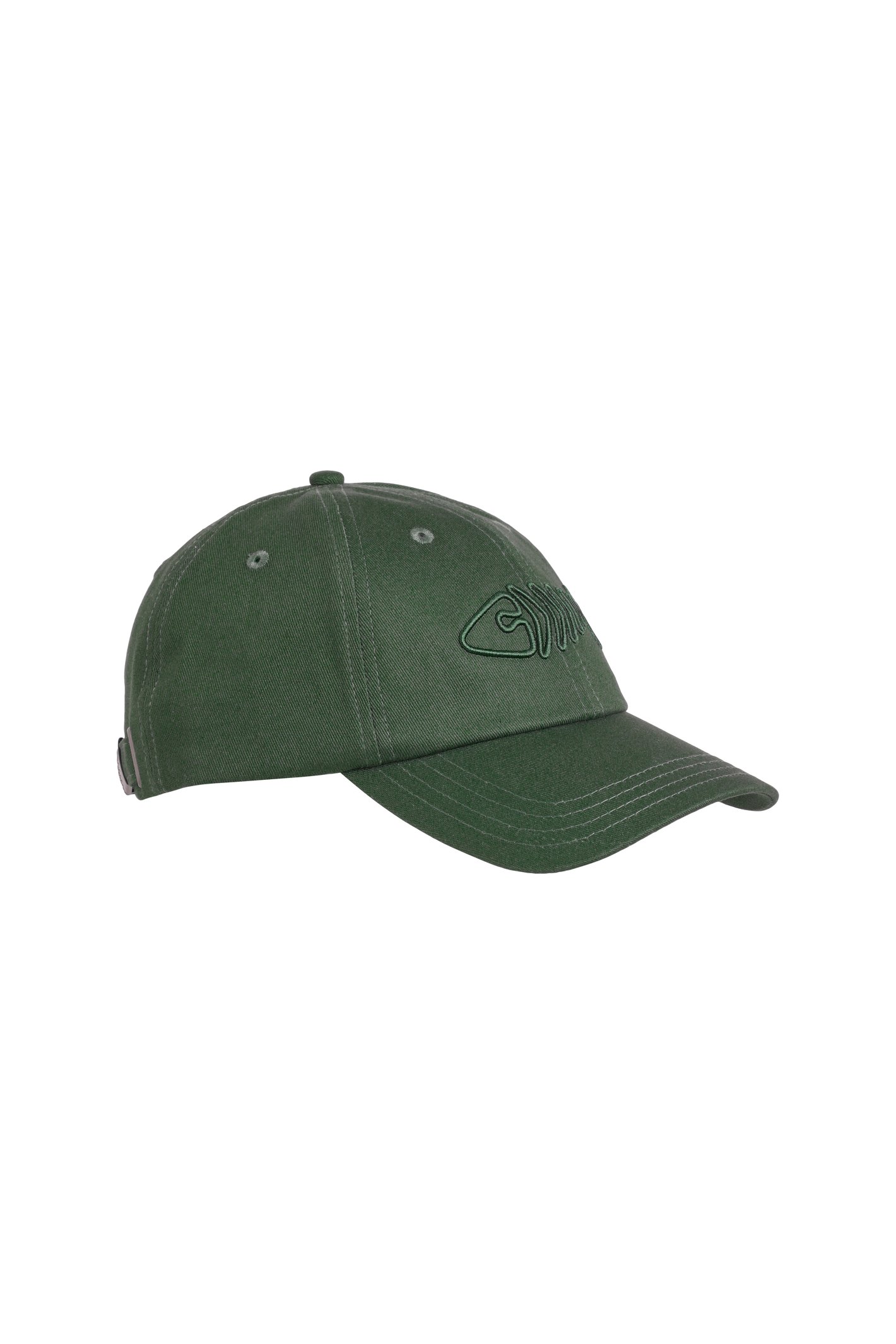 Weird Fish Bude Branded Twill Cap  Army Green Size ONE