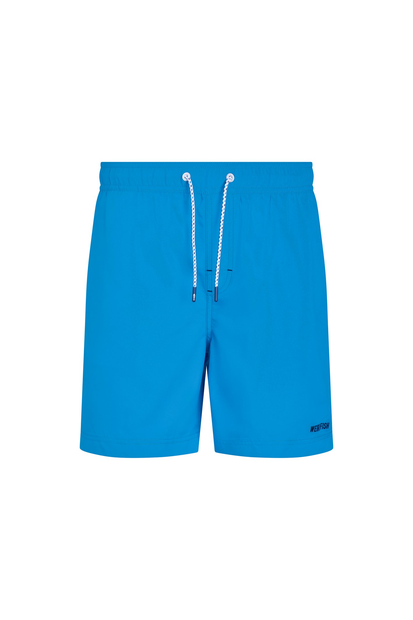 Weird Fish Banning Swim Short Lagoon Blue Size 40