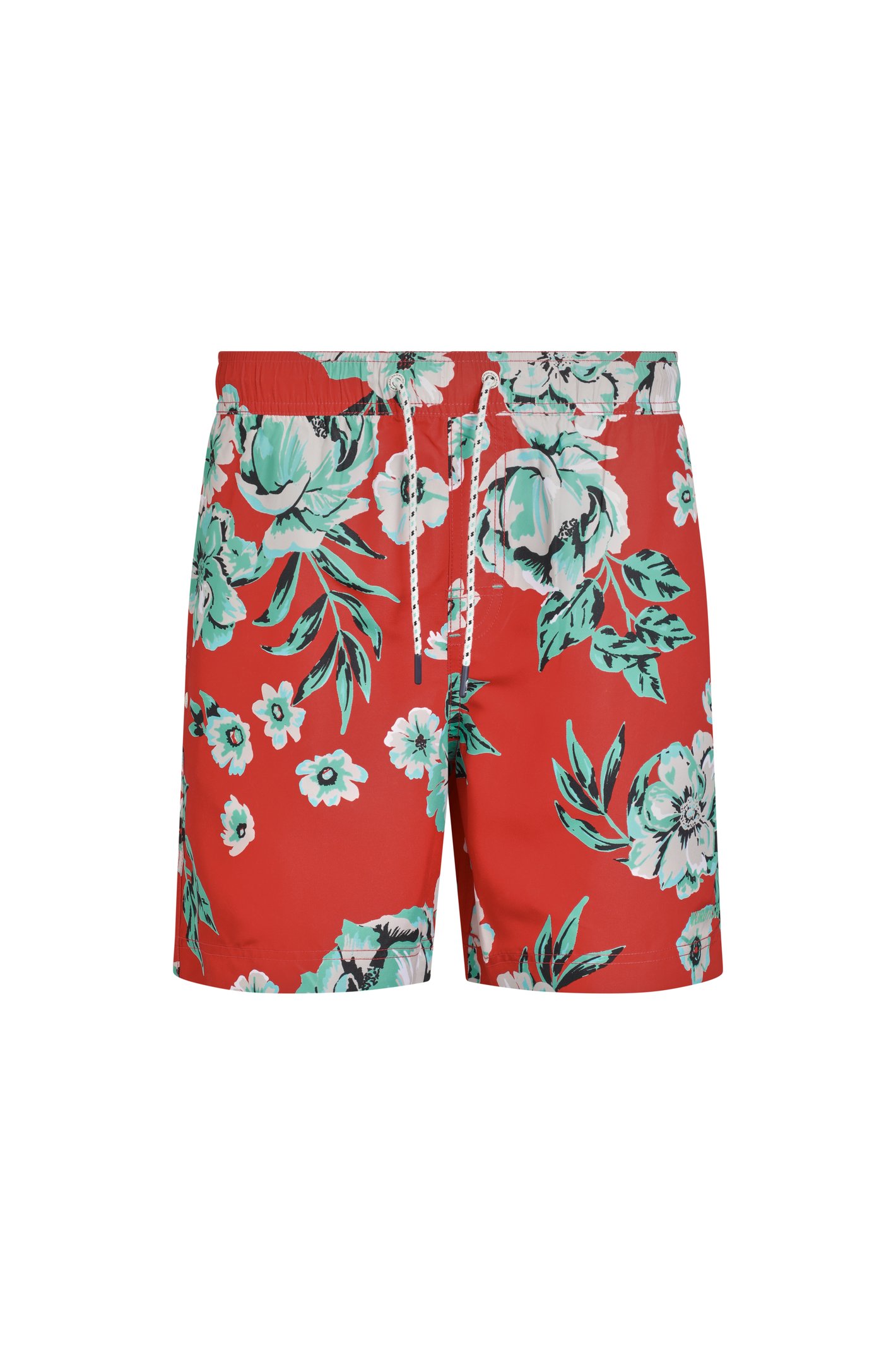 Weird Fish Belukha Printed Swim Shorts  Retro Red Size 36