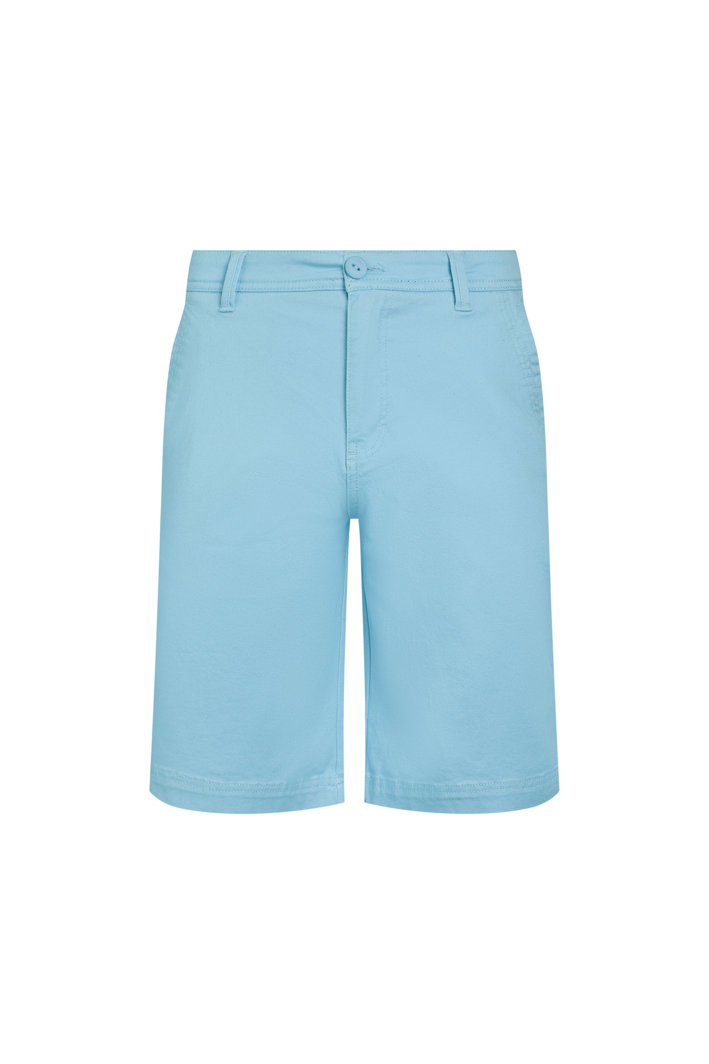 Weird Fish Rayburn Organic Cotton Flat Front Shorts  Powder Blue Size 30