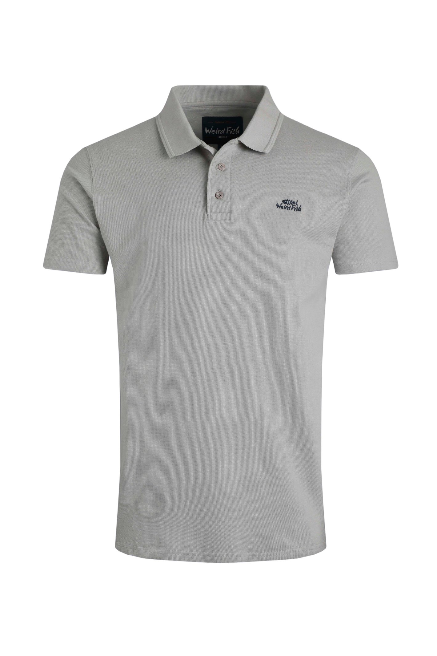 Weird Fish Giles Pique Polo Shirt Limestone Size 2XL