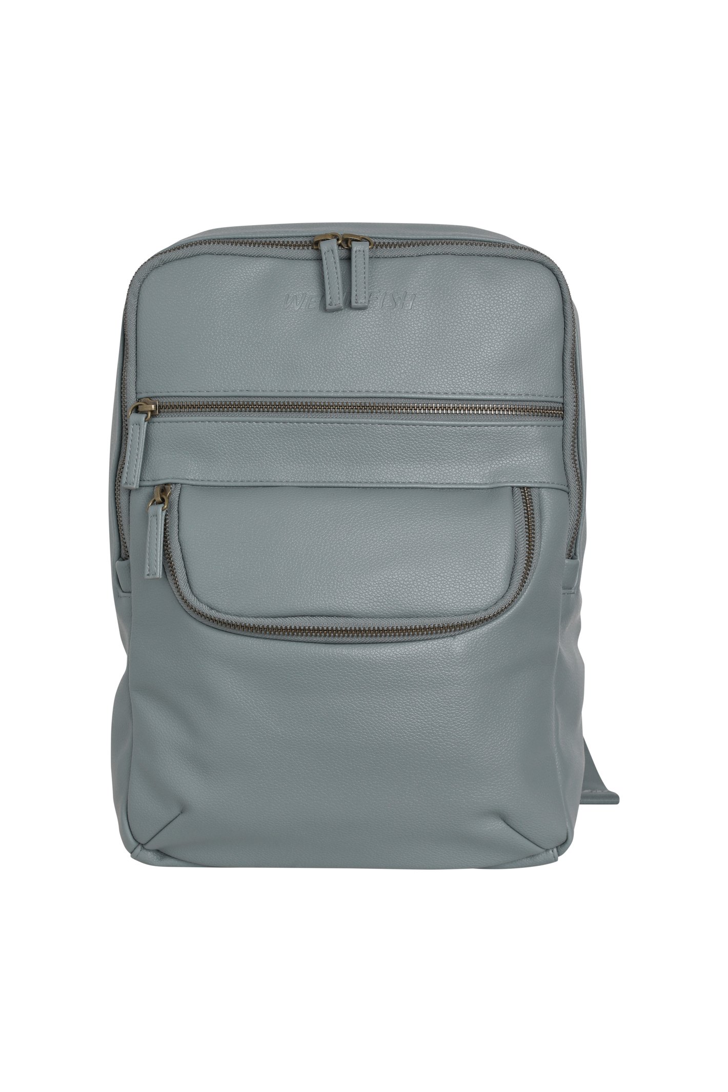Weird Fish Apperly Faux Leather Backpack Mineral Blue Size ONE