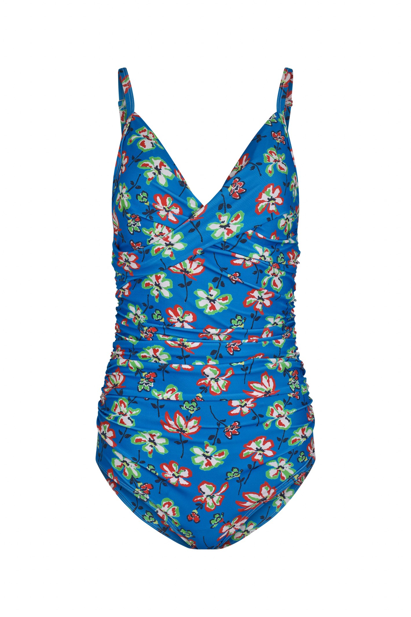 Weird Fish Penelope Eco Printed Swimsuit  Blue Size 22