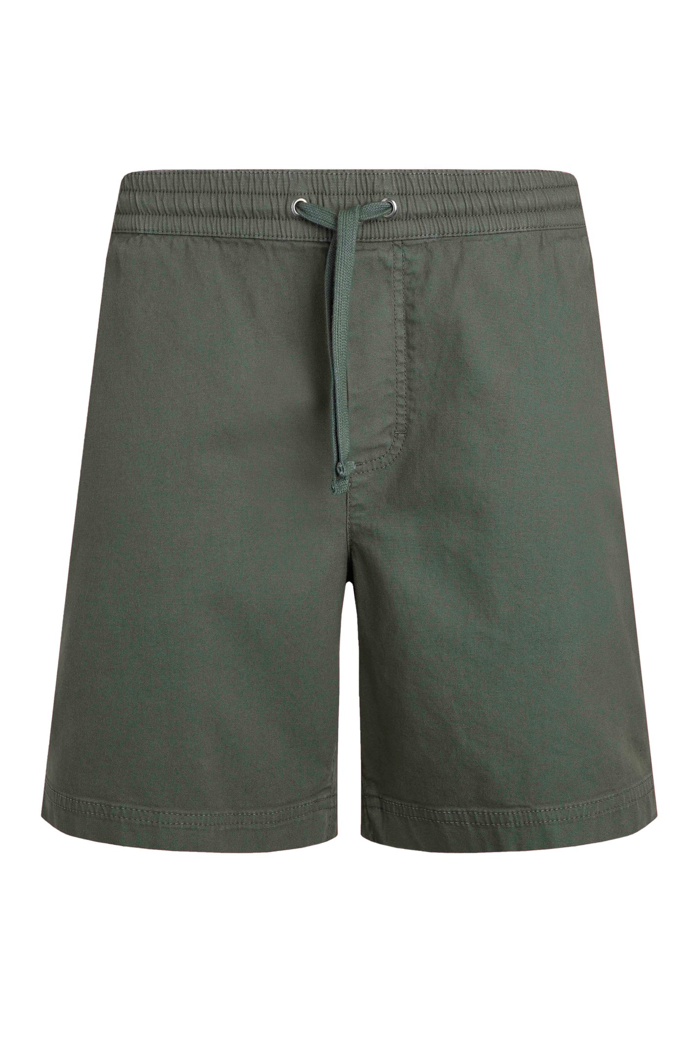 Weird Fish Weston Relaxed Canvas Shorts Army Green Size 40