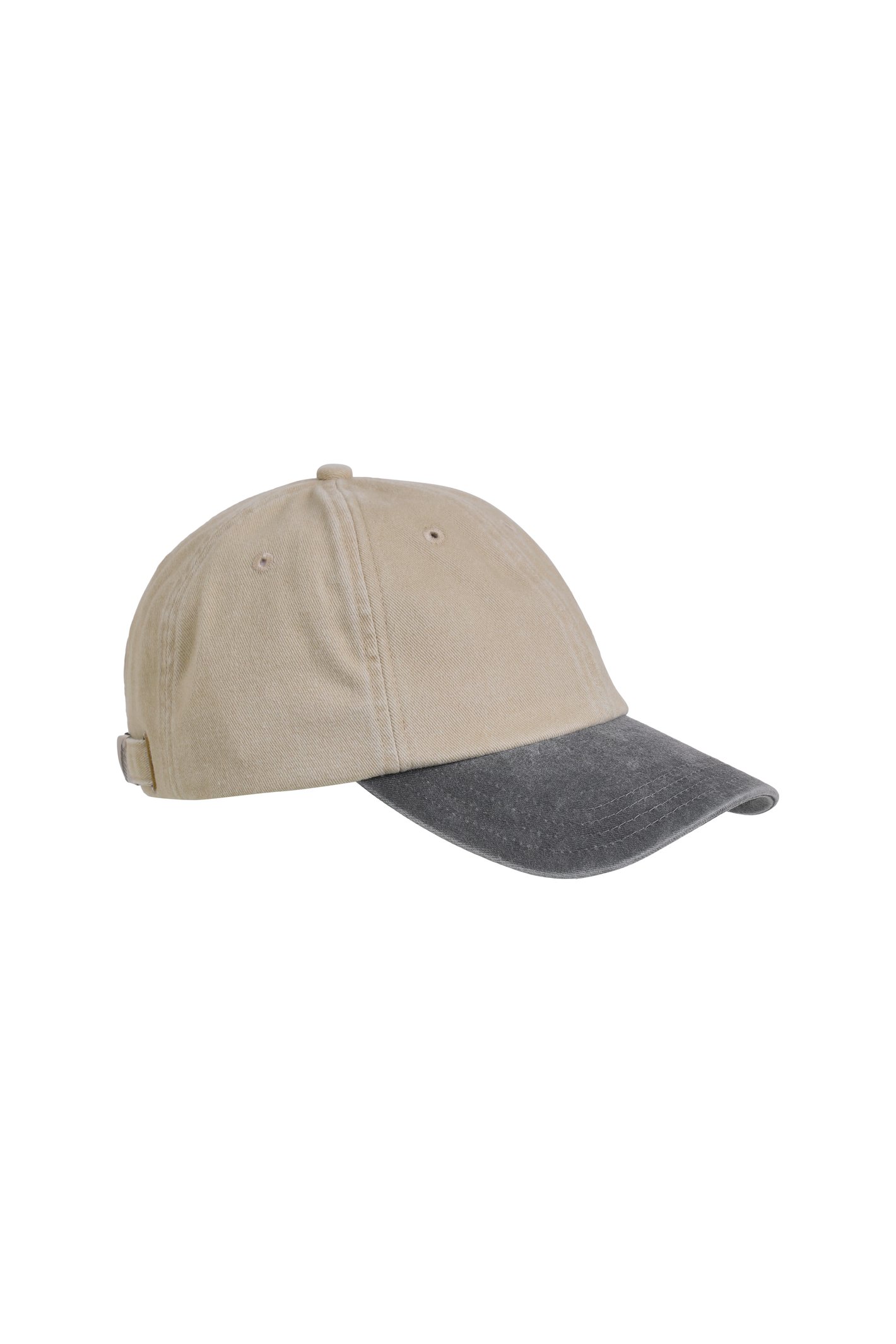 Weird Fish Westbury Colour Block Twill Cap Stone Size ONE