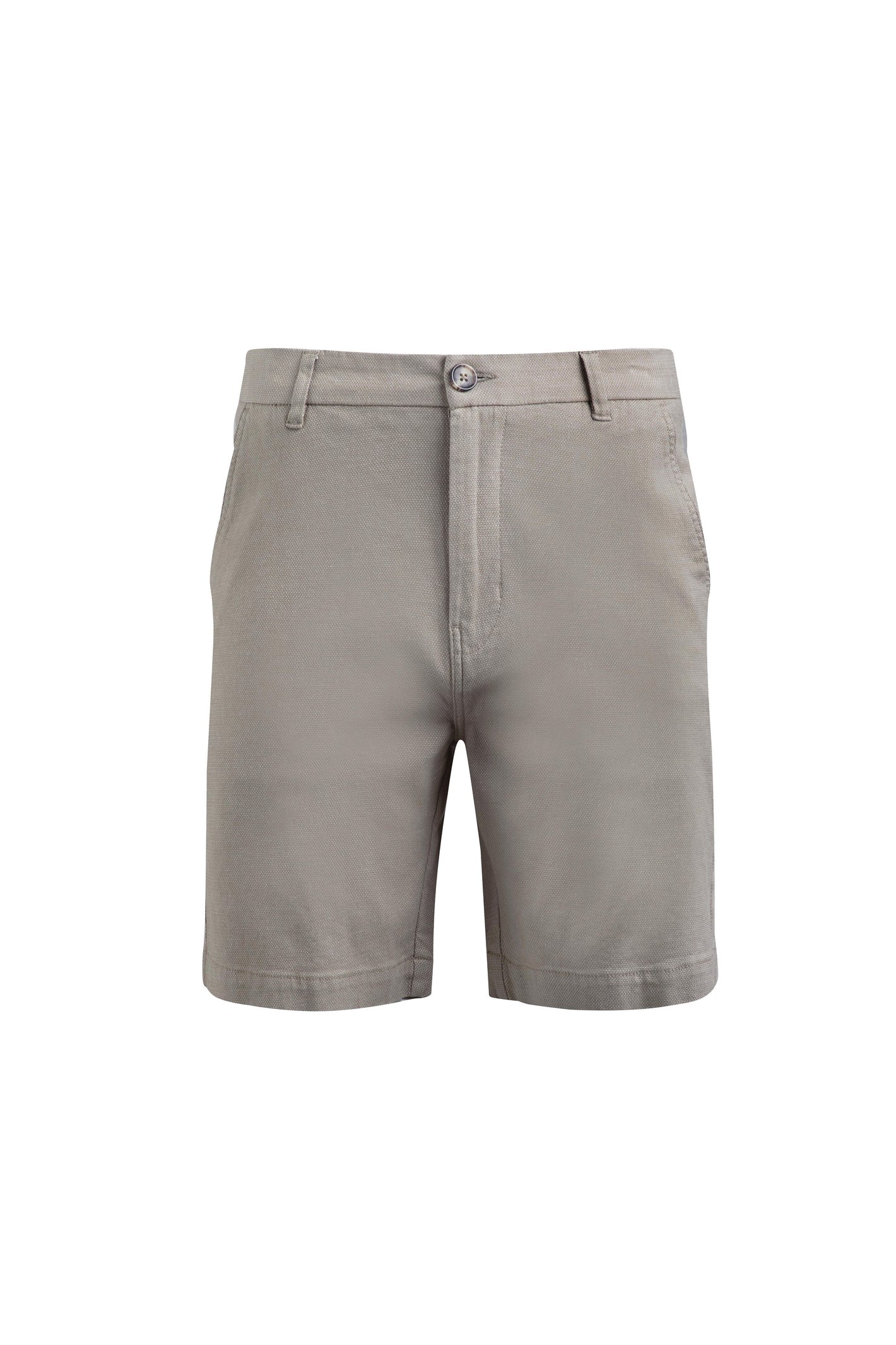 Weird Fish Charleston Textured Chino Shorts Stone Size 34