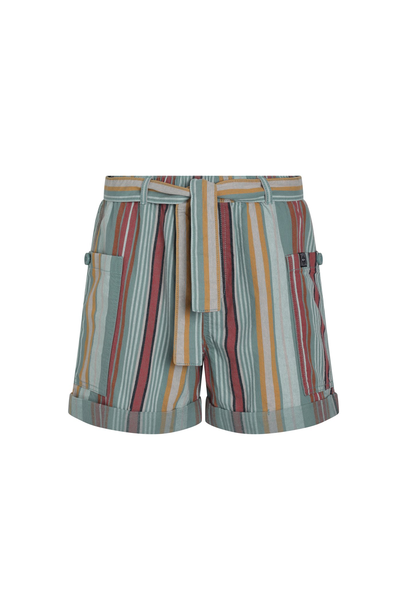 Weird Fish Wilder Striped Summer Shorts Multi Size 12