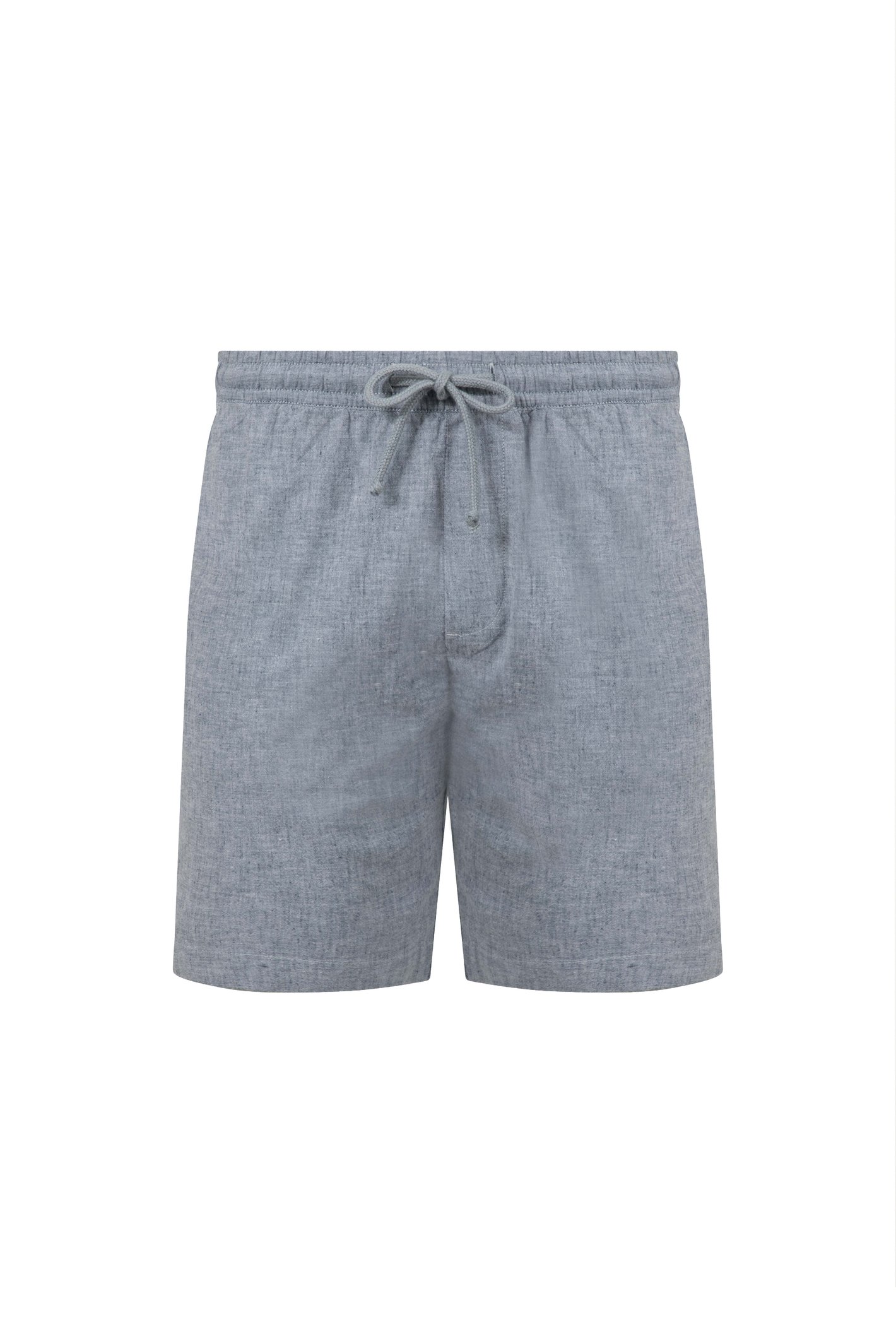Weird Fish Winchester Relaxed Linen Rich Shorts Denim Size 36