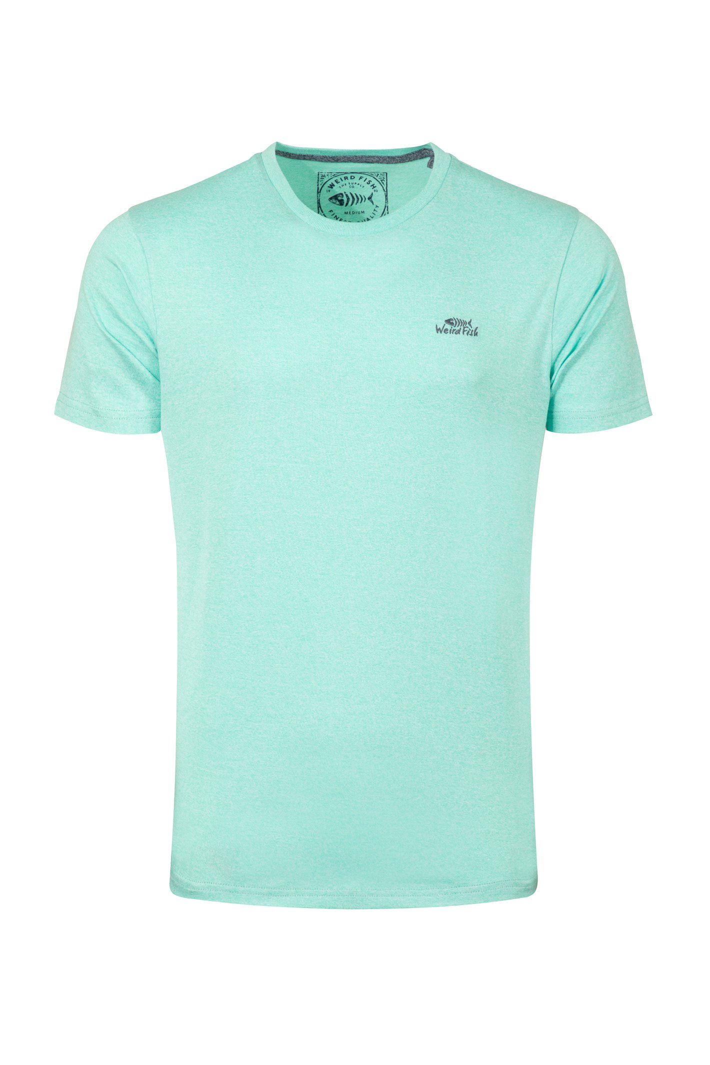 Weird Fish Fished Organic Cotton Branded T-Shirt Aqua Marine Size XL