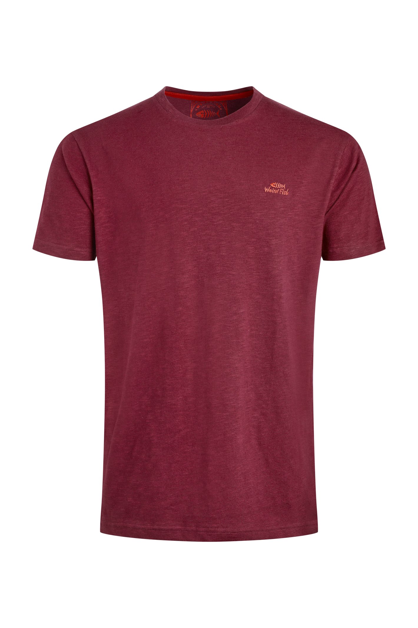Weird Fish Fished Branded T-Shirt Antique Cherry