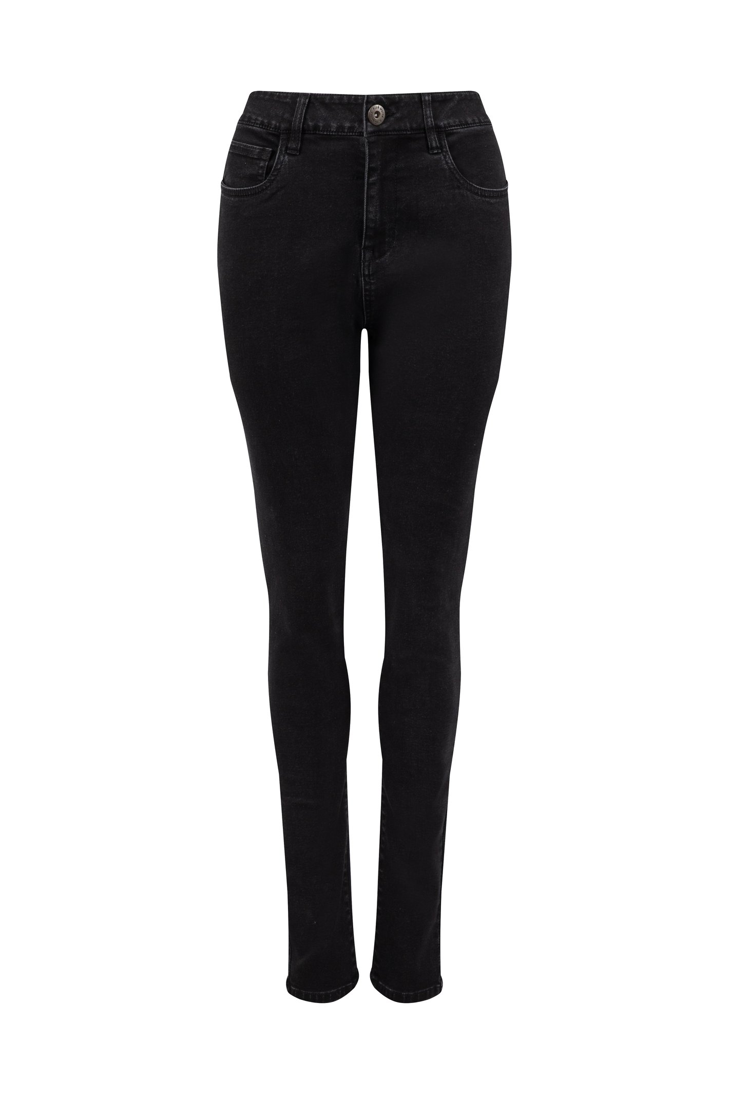Weird Fish Gerrie Slim Jean Washed Black Size 10