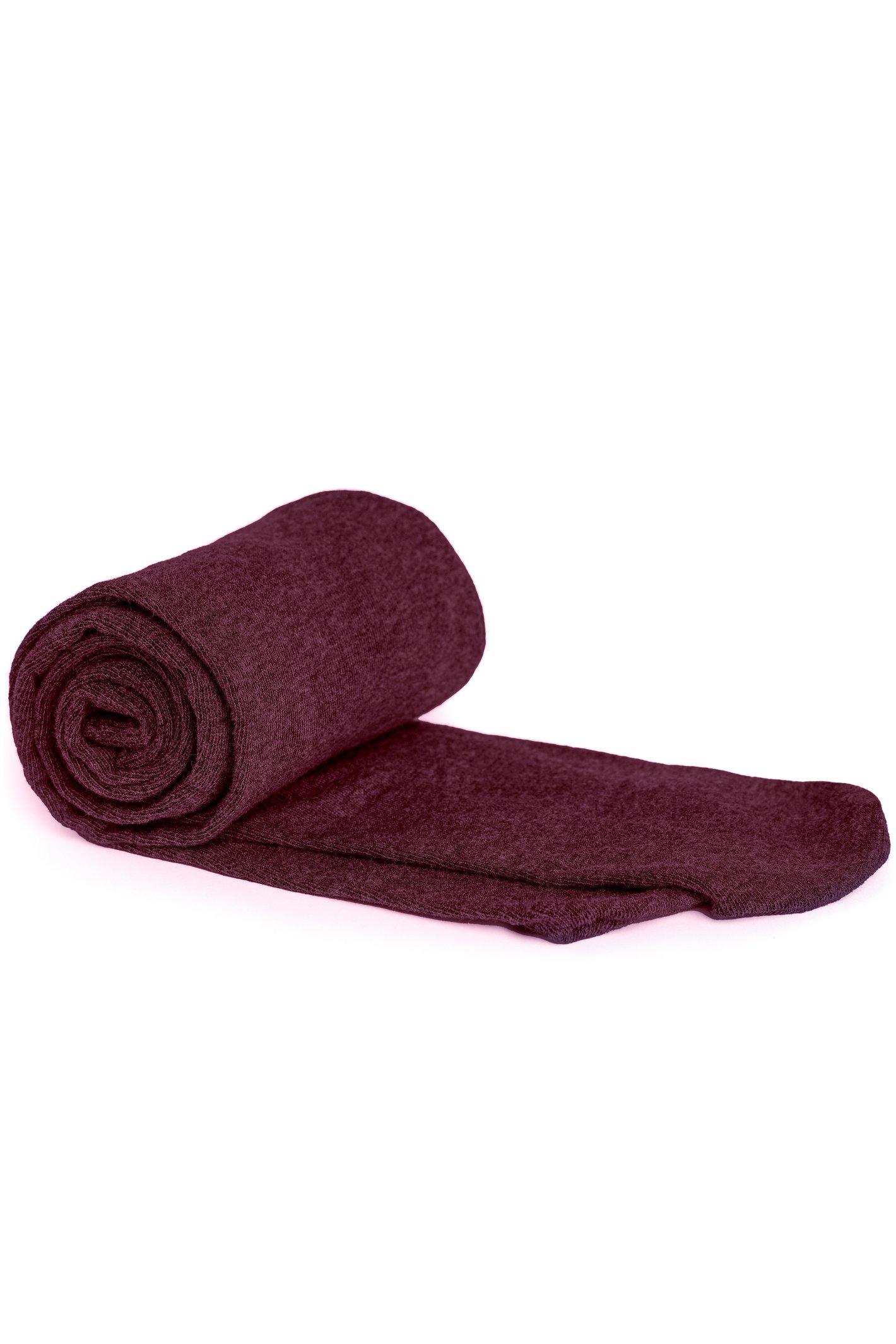 Weird Fish Una Plain Tights Aubergine