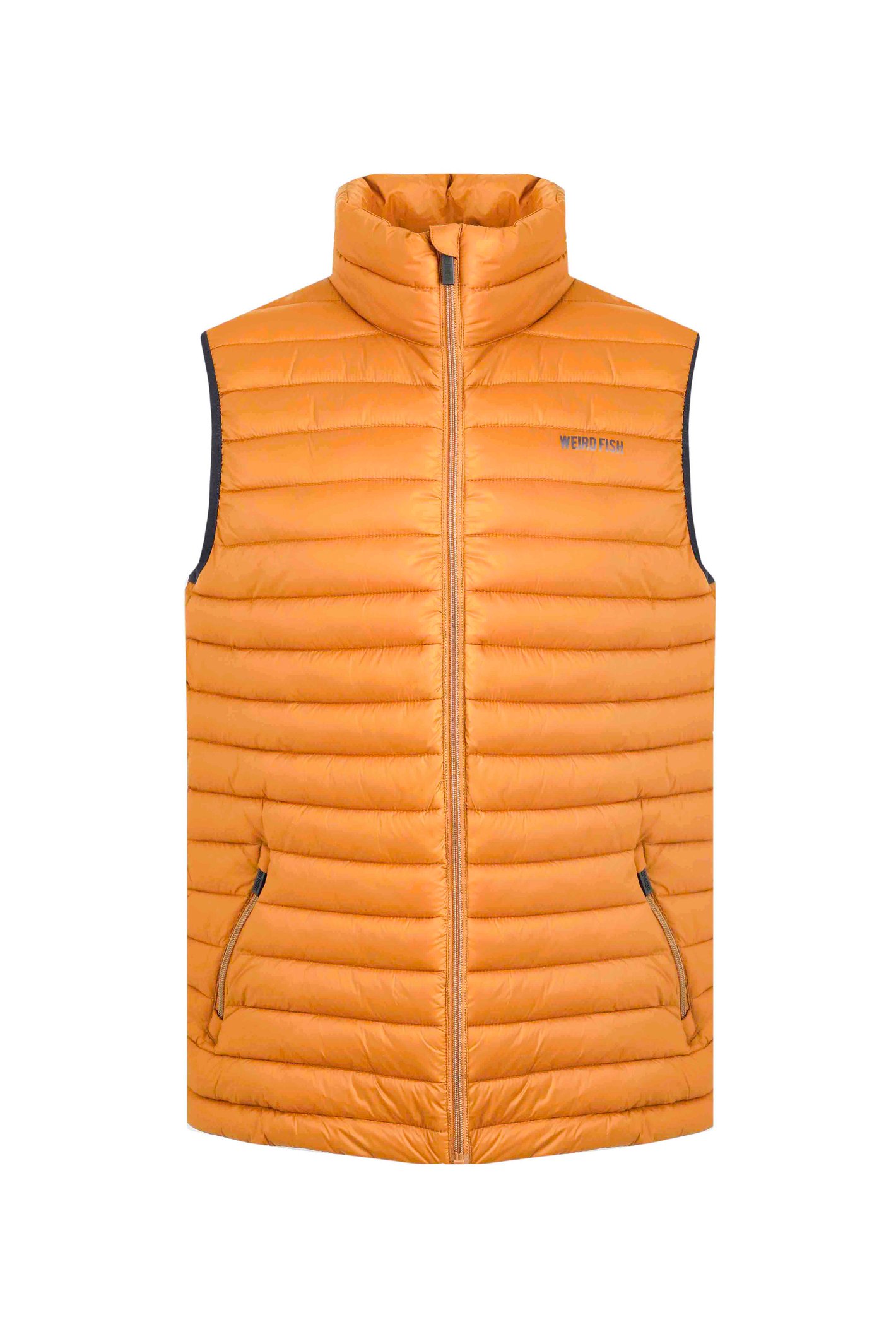 Weird Fish Langtree Lightweight Showerproof Padded Gilet Desert Sunset