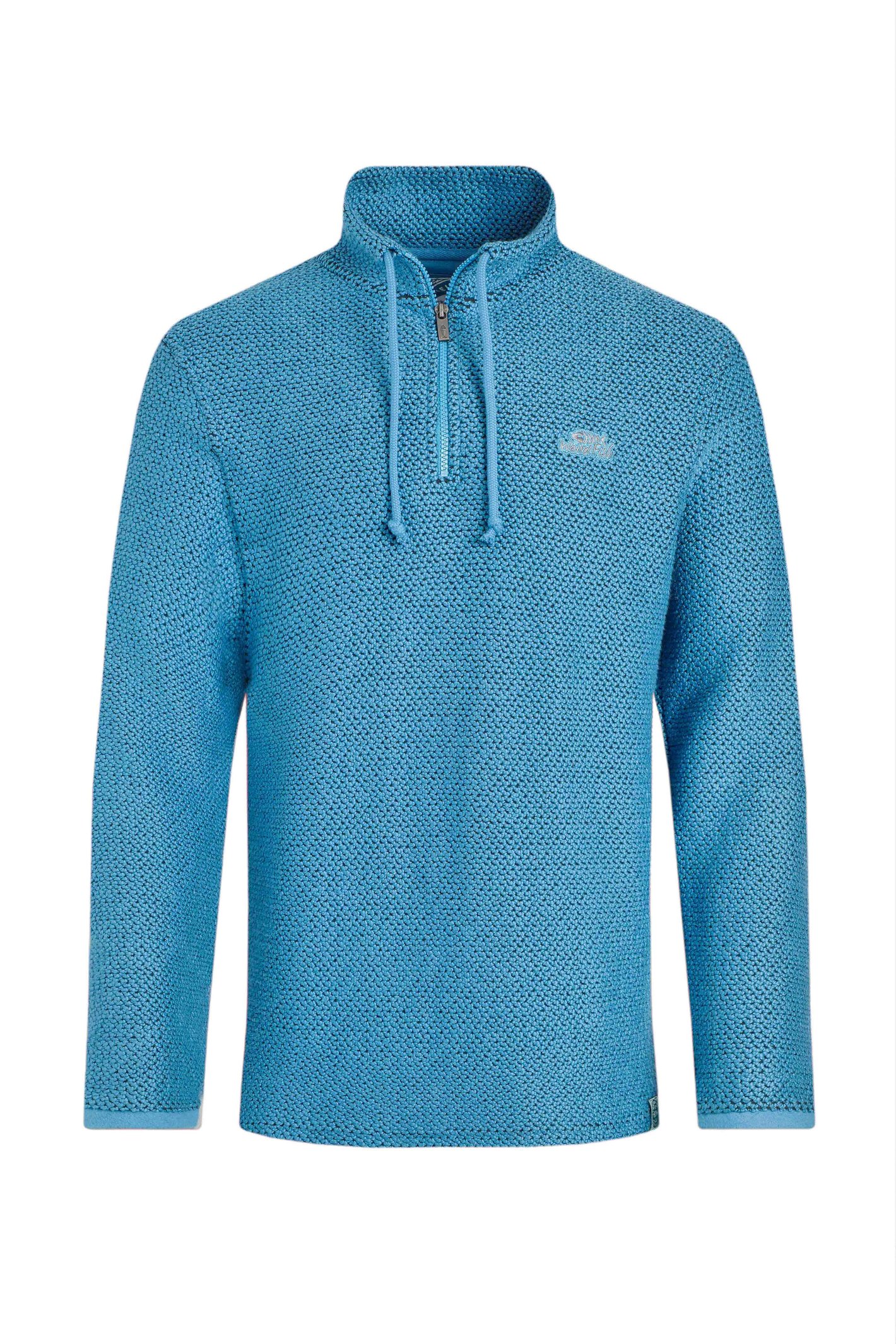 Weird Fish Cruiser 1/4 Zip Macaroni Pacific Blue Size 5XL