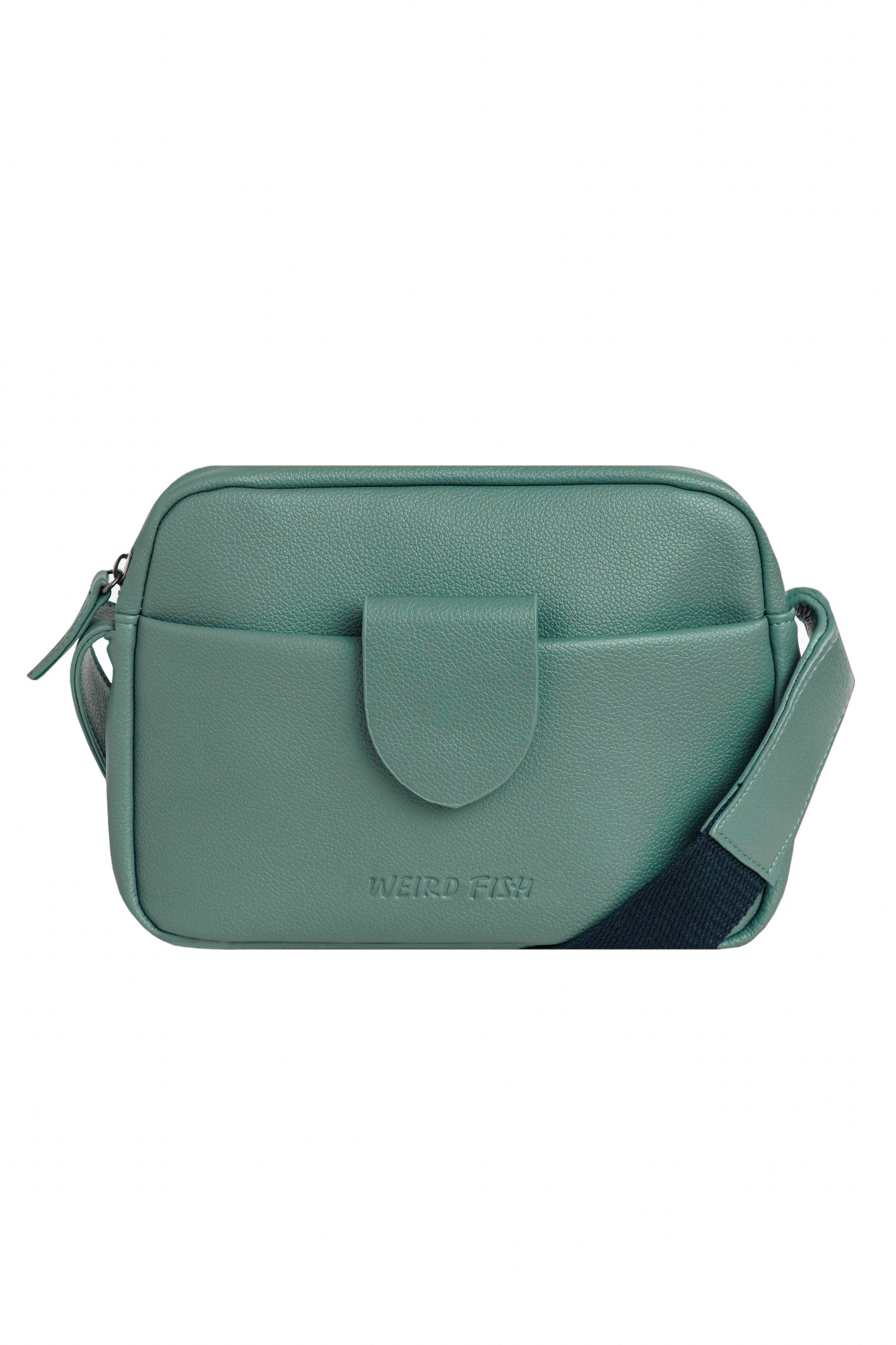 Weird Fish Dion Cross Body Bag Army Green