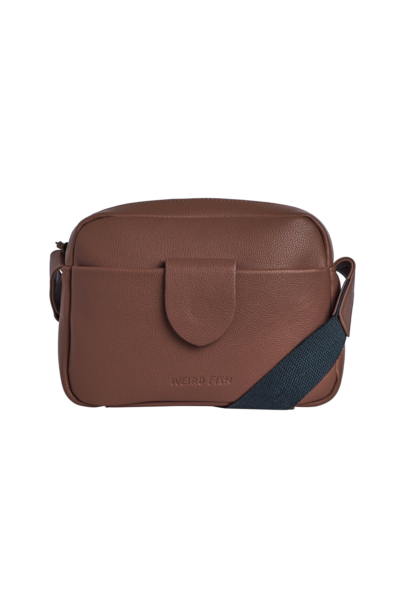 Weird Fish Dion Cross Body Bag Bitter Chocolate