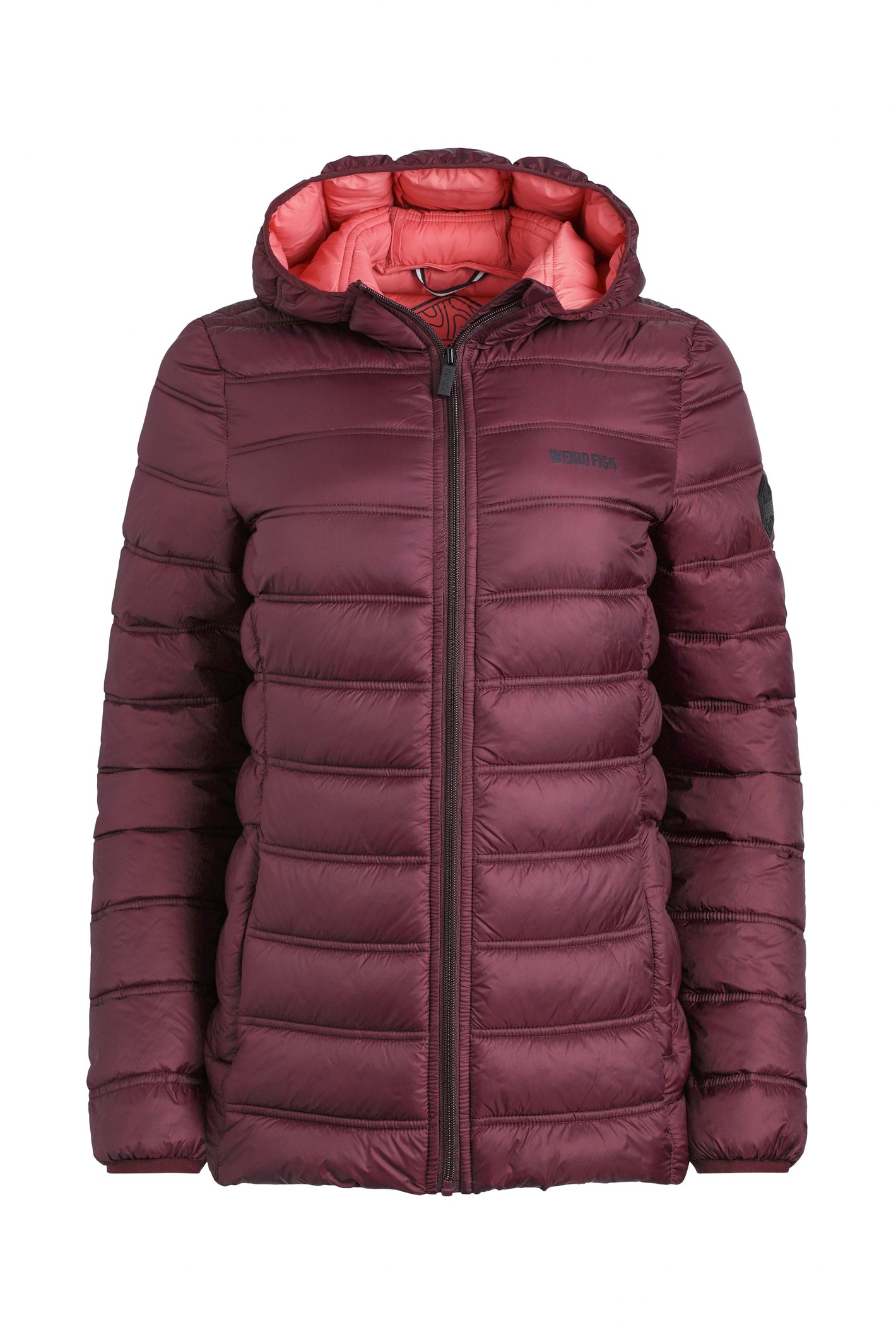 Eshka Lightweight Padded Jacket Aubergine Weird Fish