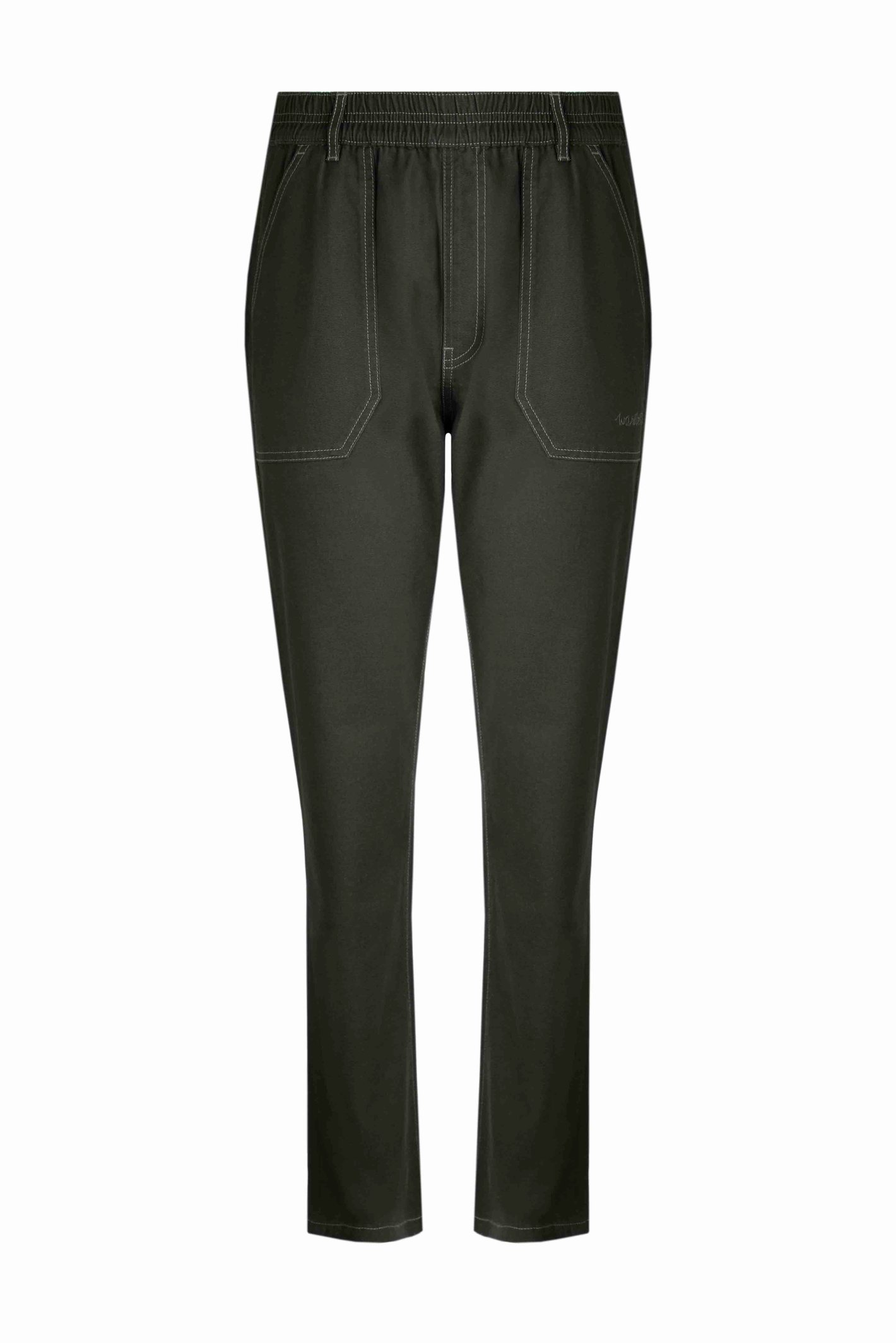 Weird Fish Malorri Chino Trousers Anthracite