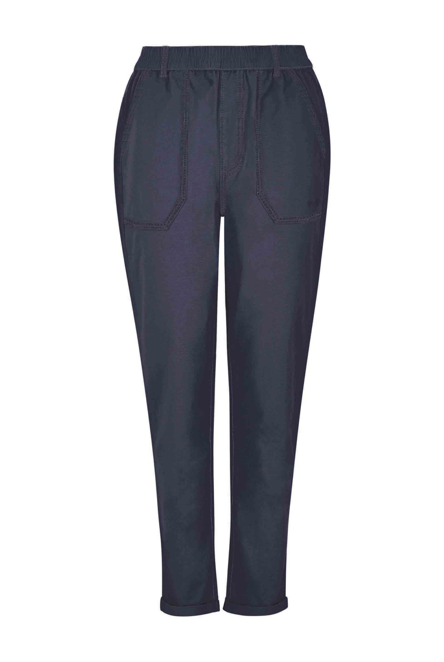 Weird Fish Malorri Chino Trousers Navy Size 16