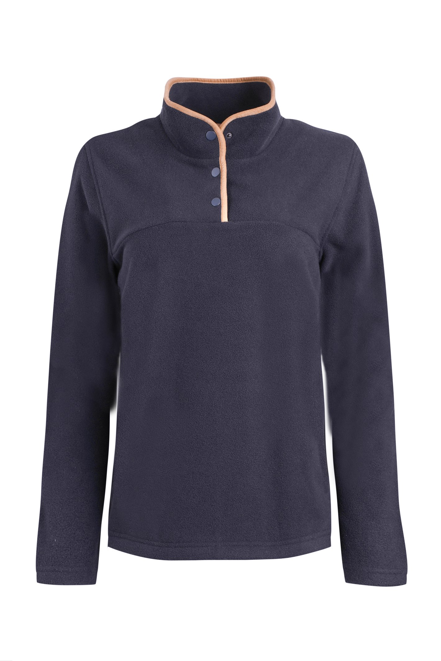 Weird Fish Harriet Funnel Neck Micro Fleece Midnight Size 20