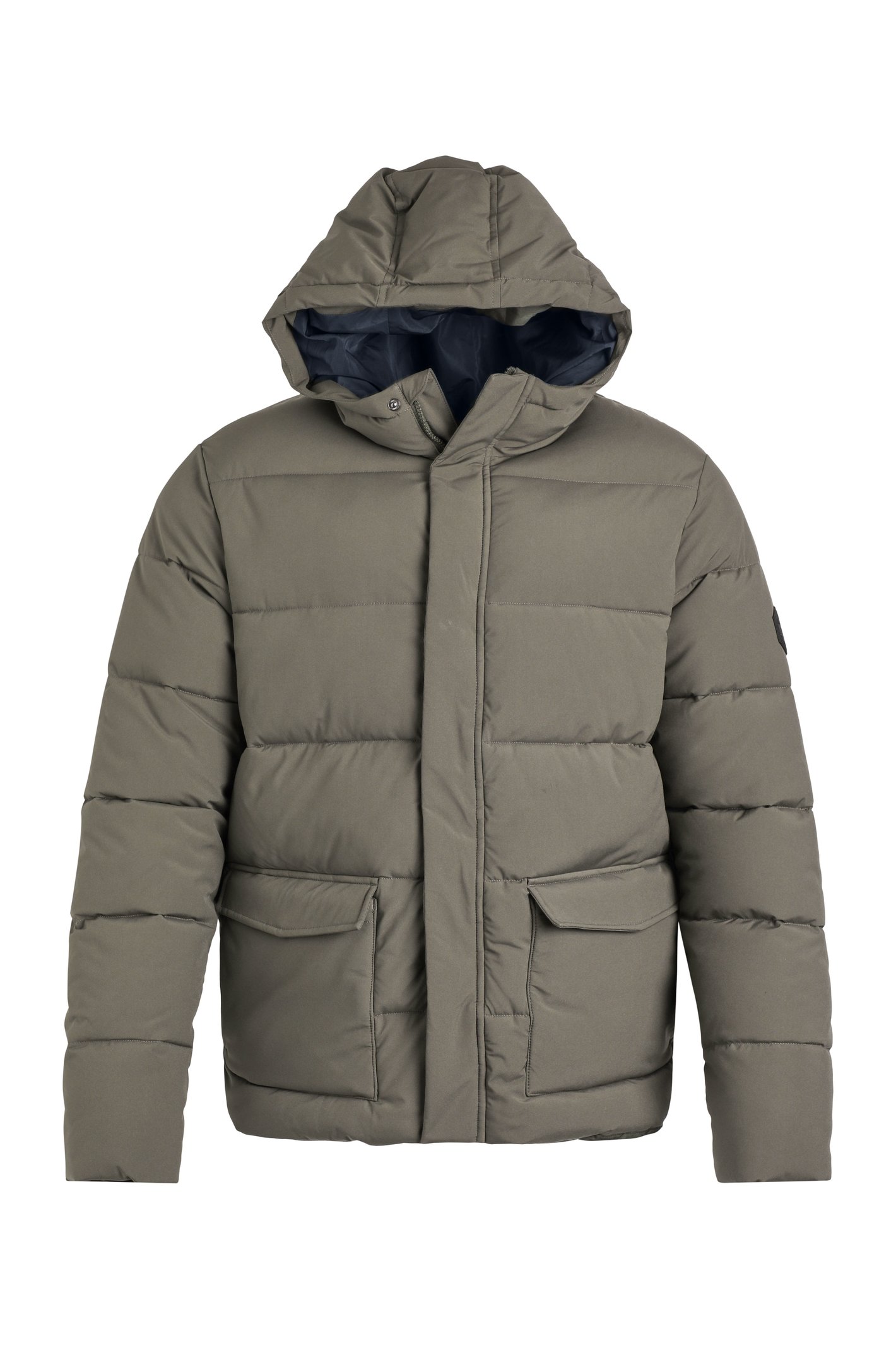 Weird Fish Calderwood Heavy Weight Padded Jacket Deep Lichen Green